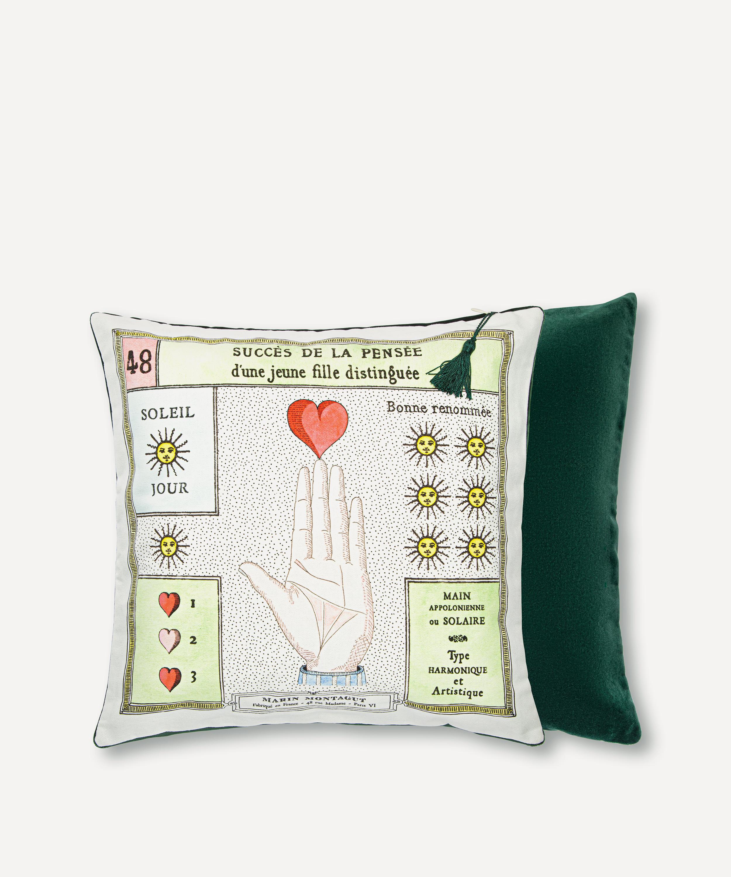 Marin Montagut - Heart on Hand Cushion Cover image number 0