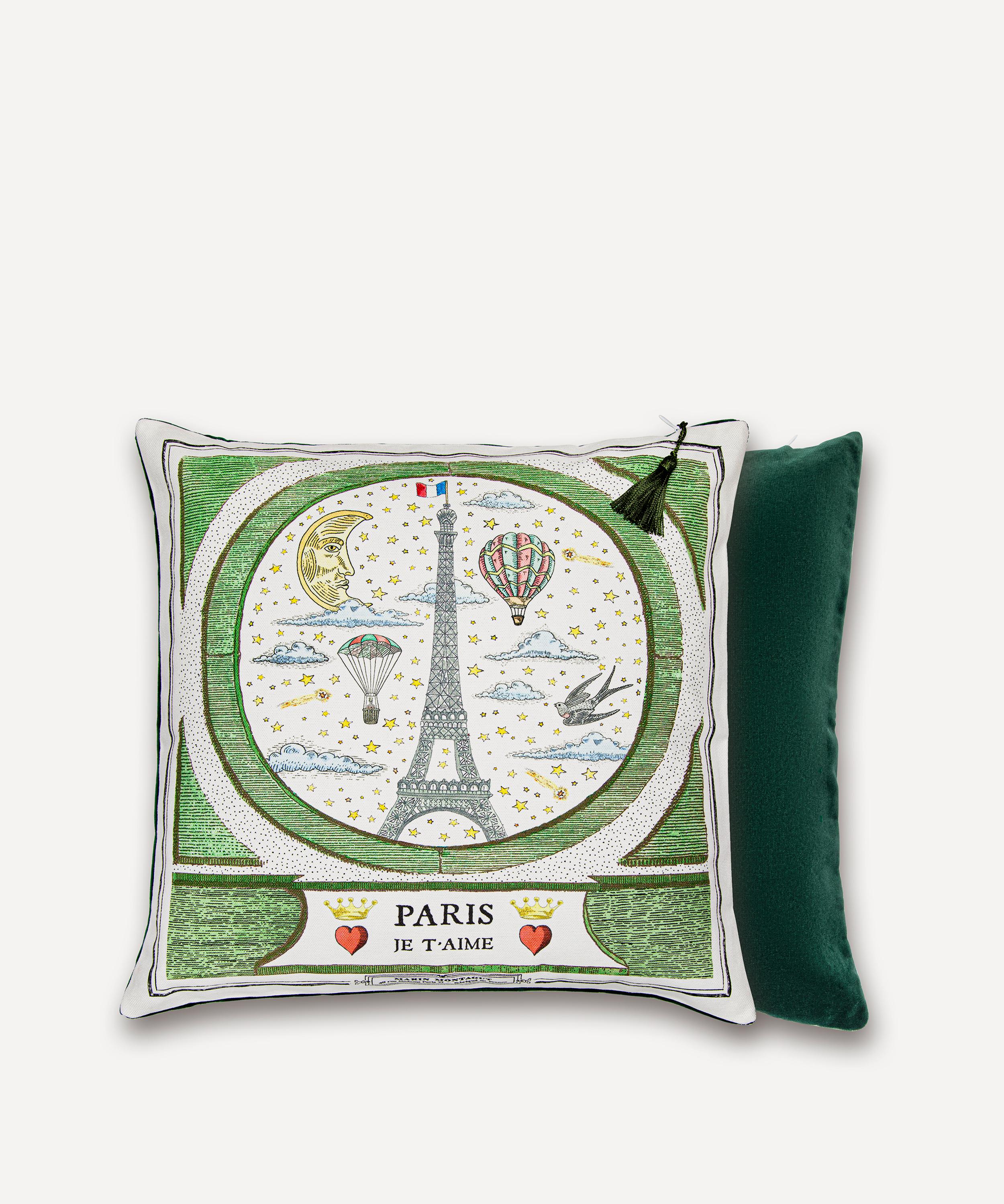 Marin Montagut - Paris Je T'aime Cushion Cover image number 0