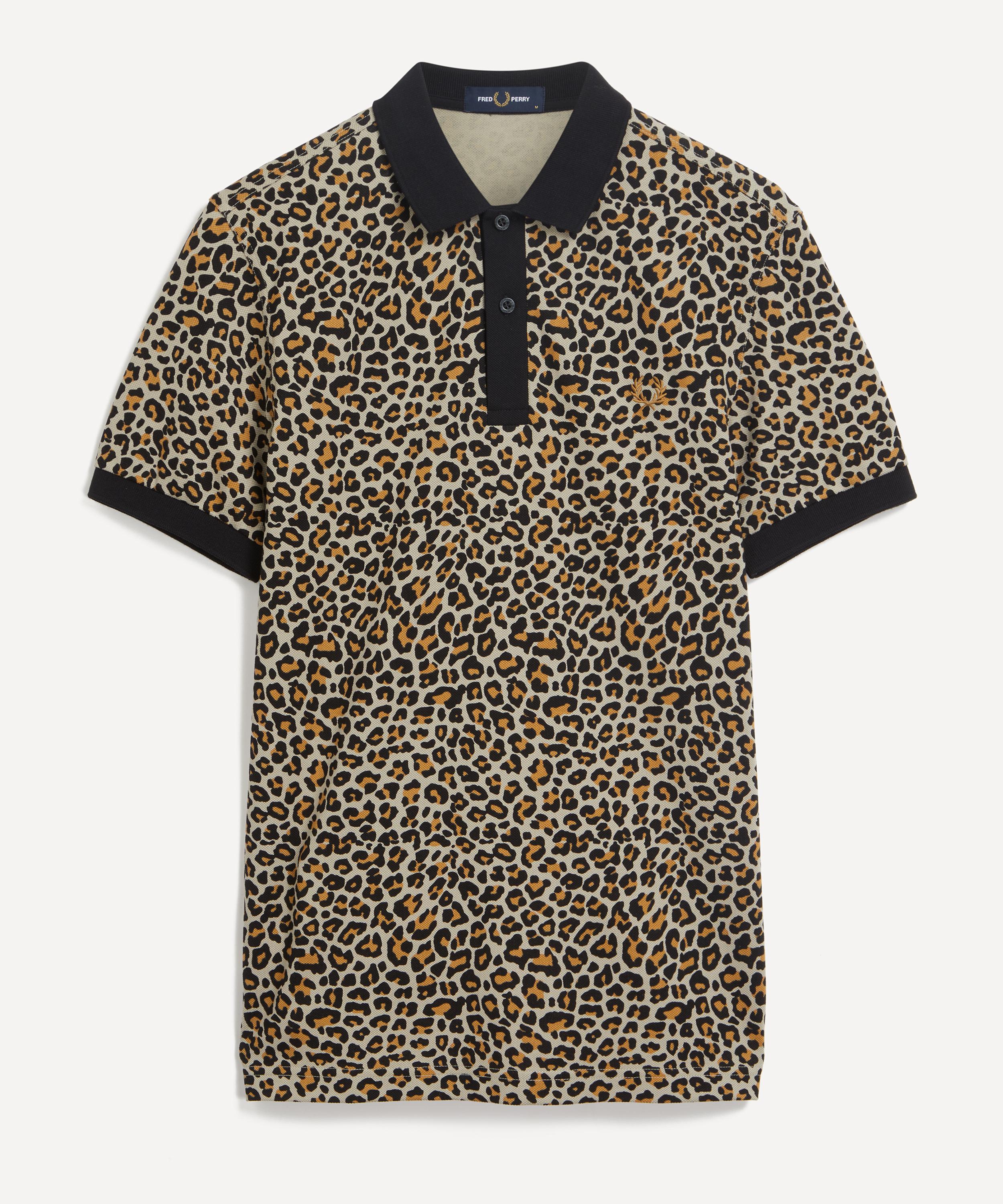 Polo lacoste leopard sale