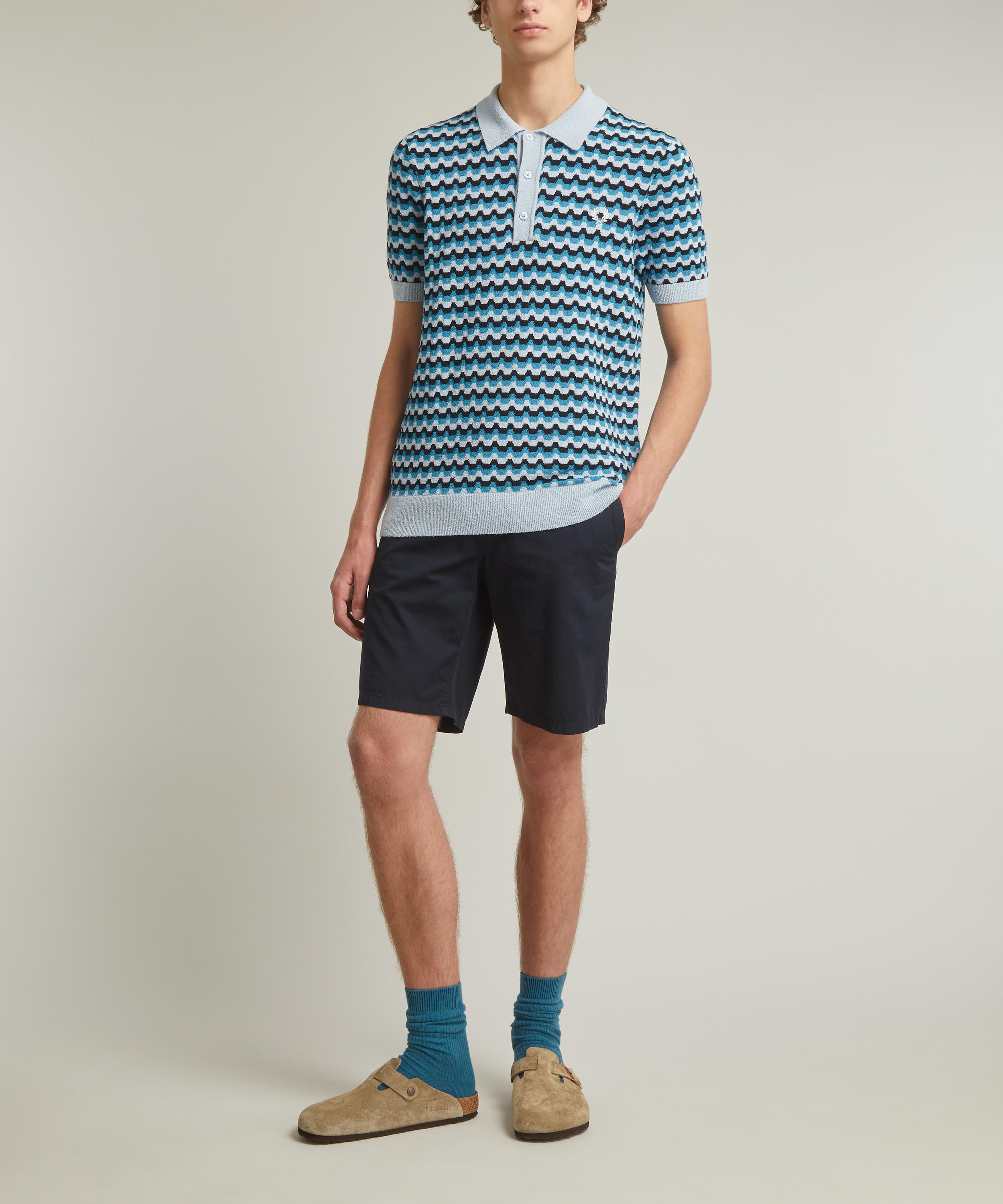 Fred Perry - Boucle Jacquard Knitted Polo Shirt image number 1