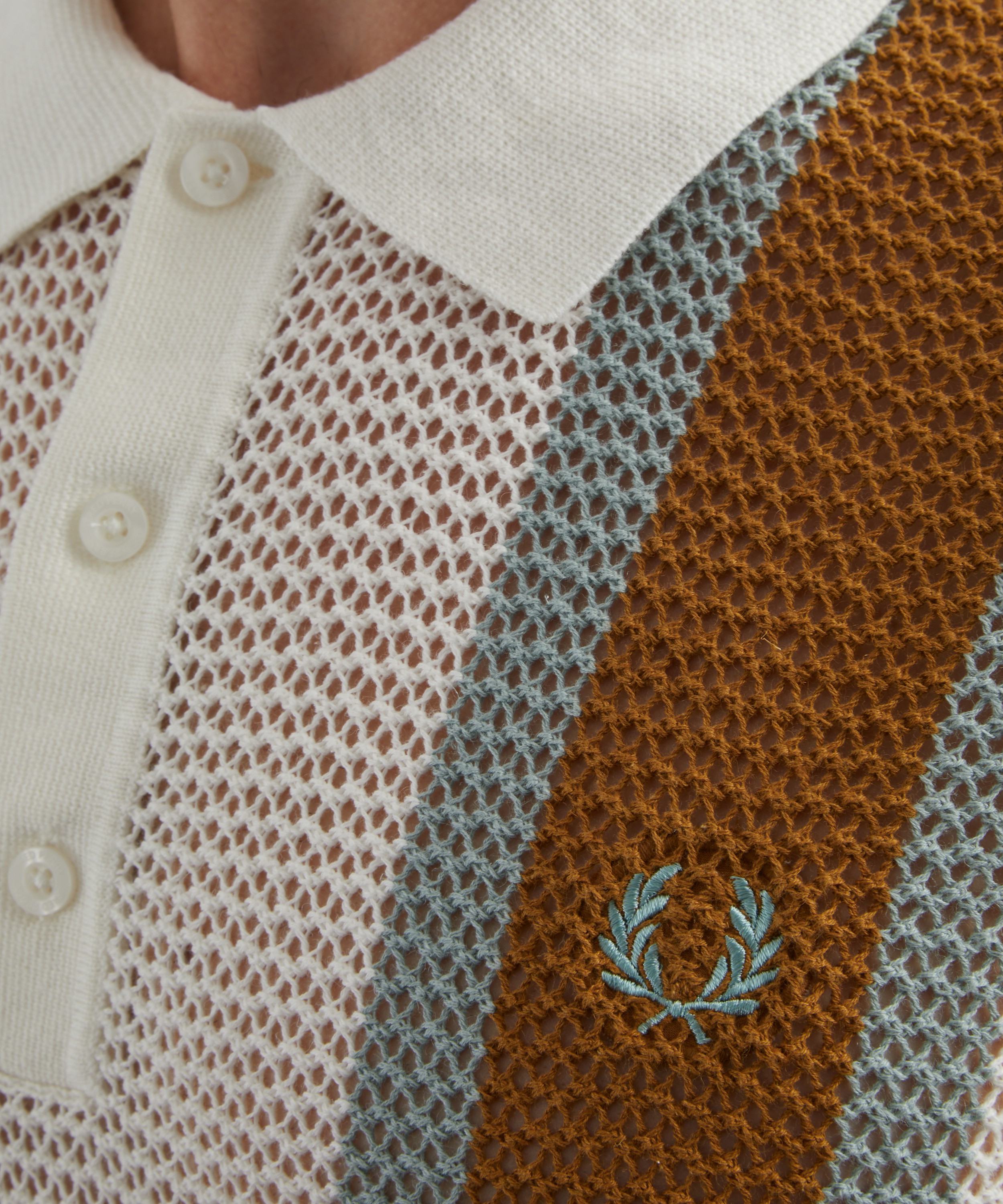 Fred Perry - Open Knit Shirt image number 4