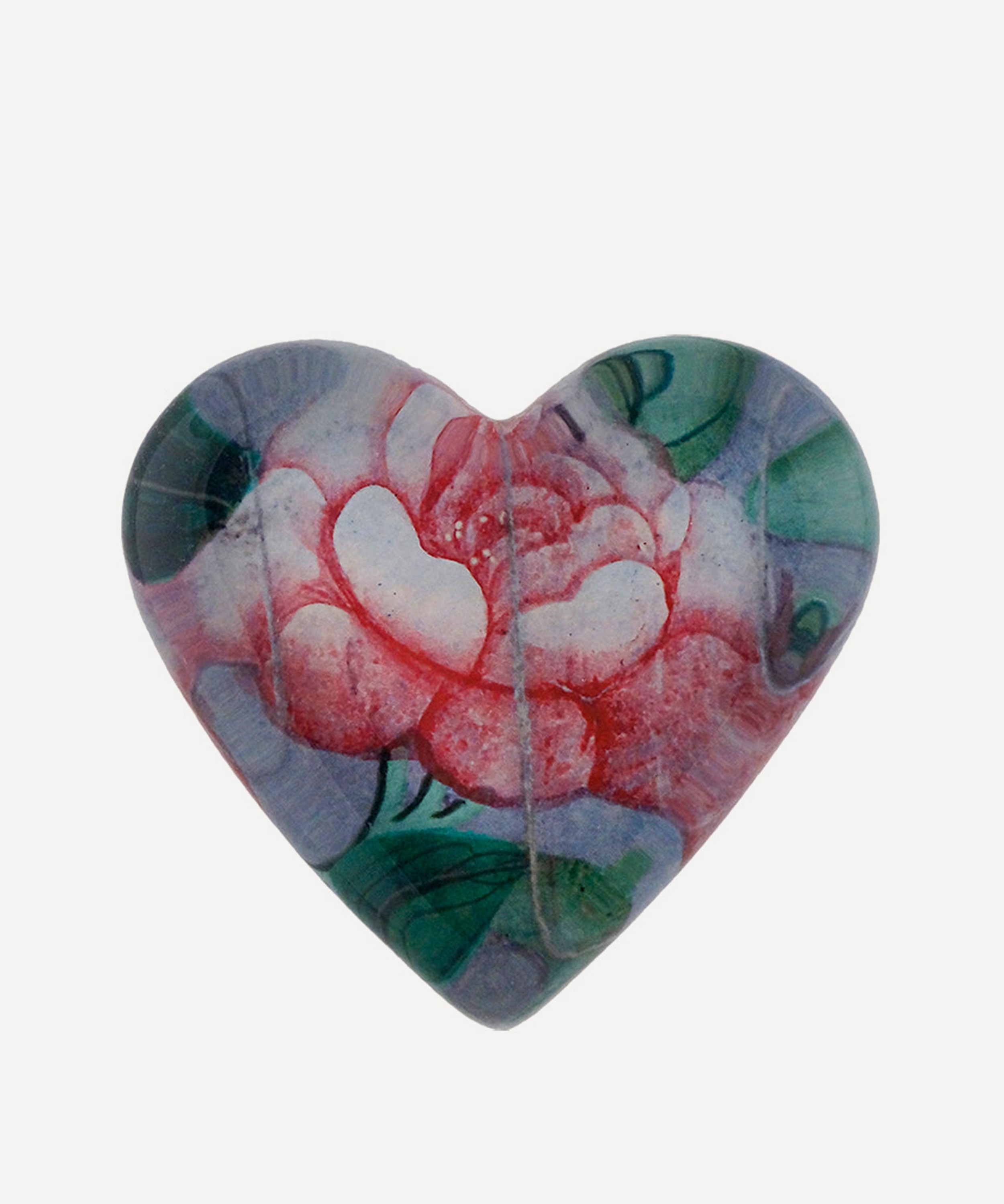 John Derian - 18c Fan Detail Faded Rose Charm image number 0