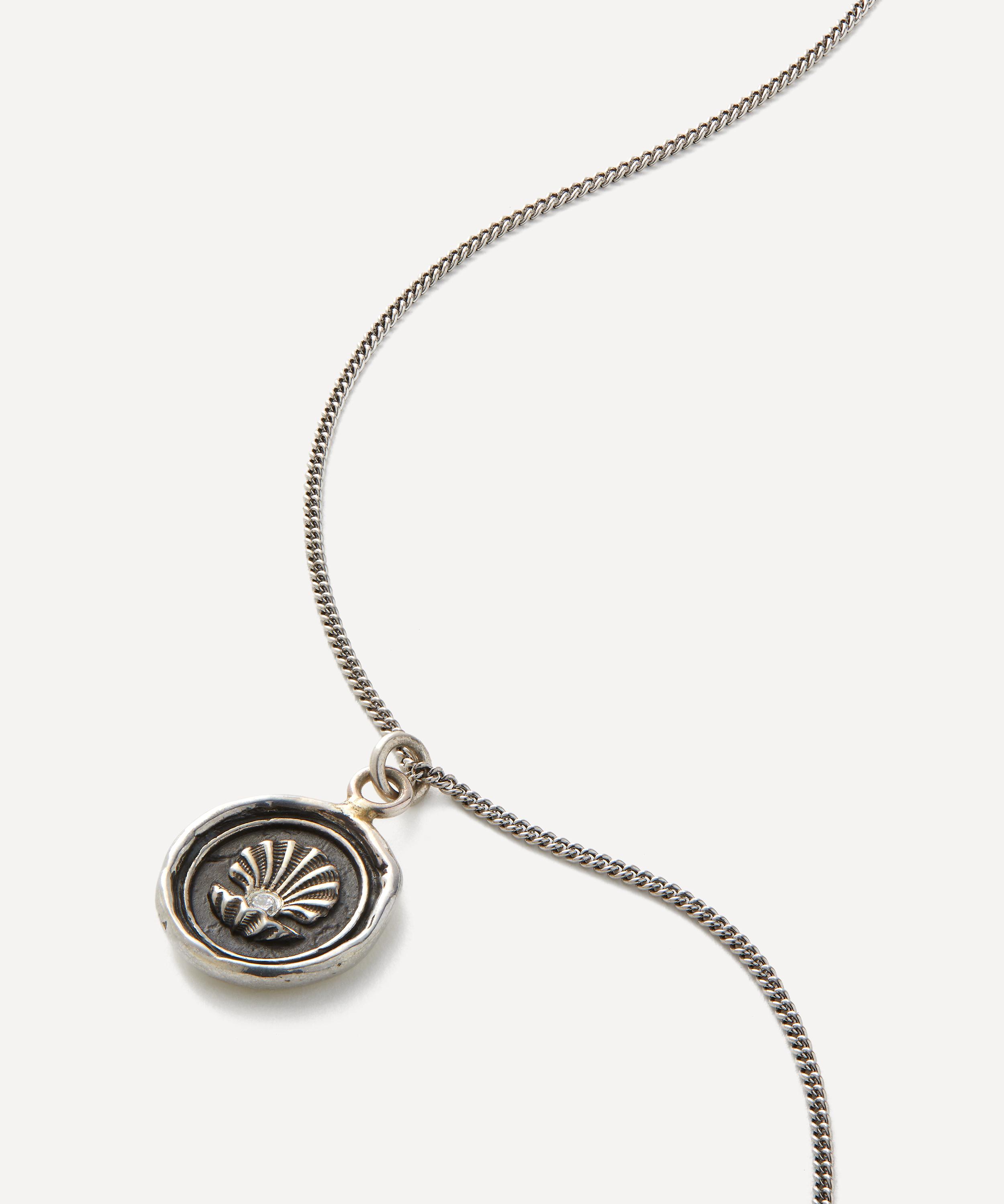 Pyrrha - Sterling Silver The World is Your Oyster Pendant Necklace