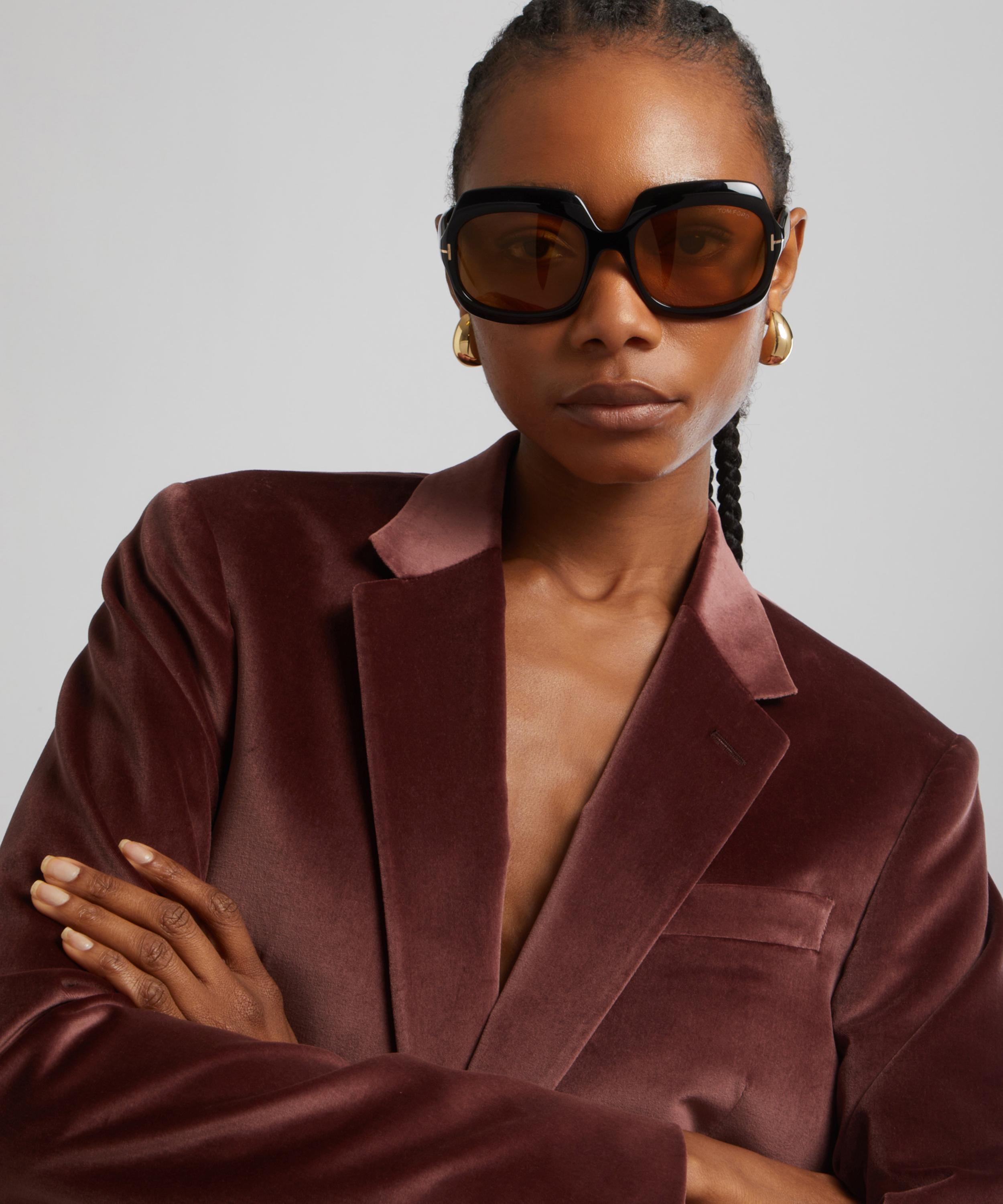 Tom Ford - Ren Acetate Square Sunglasses image number 1