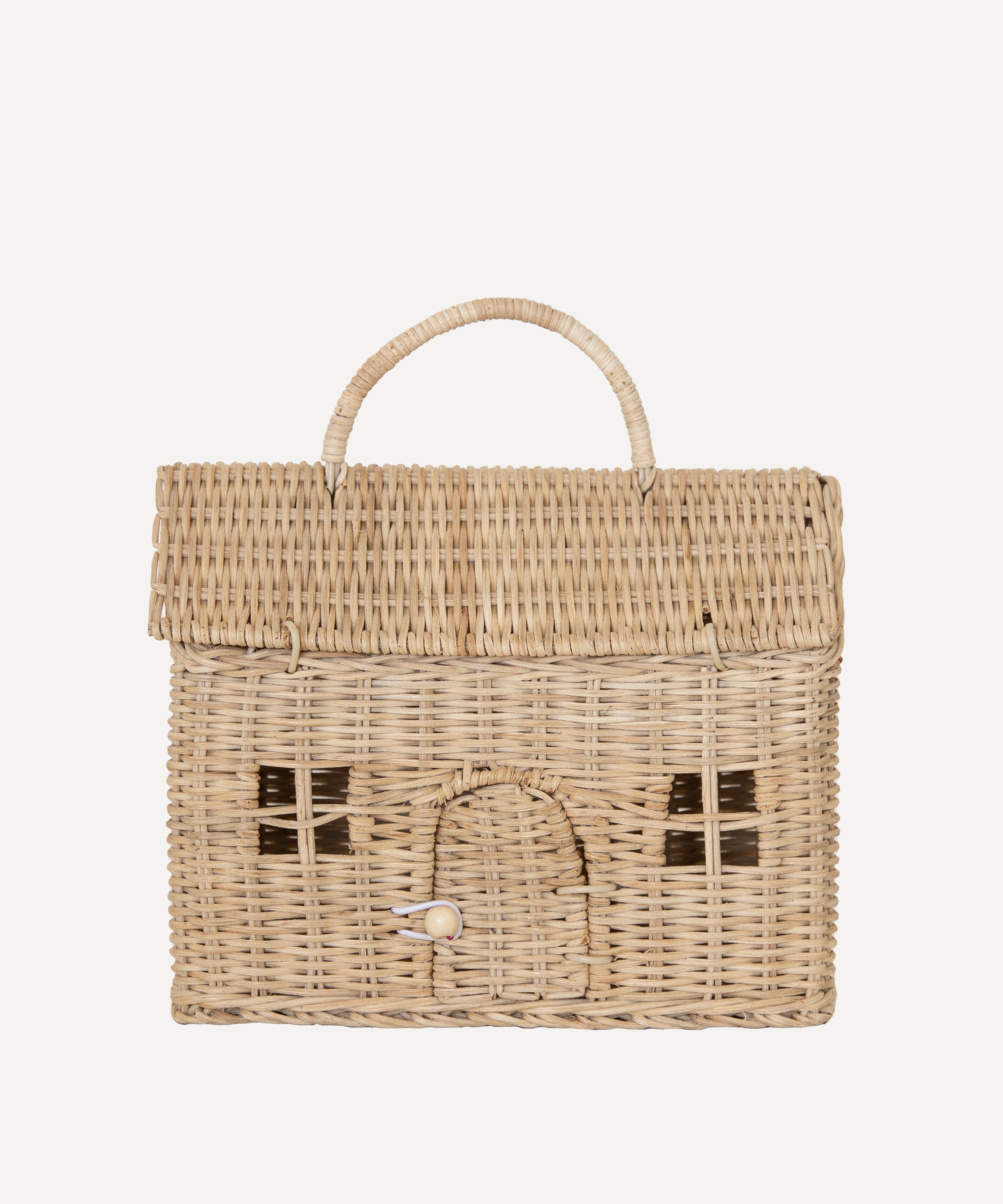 Olli Ella - Rattan Casa Clutch Basket image number 0