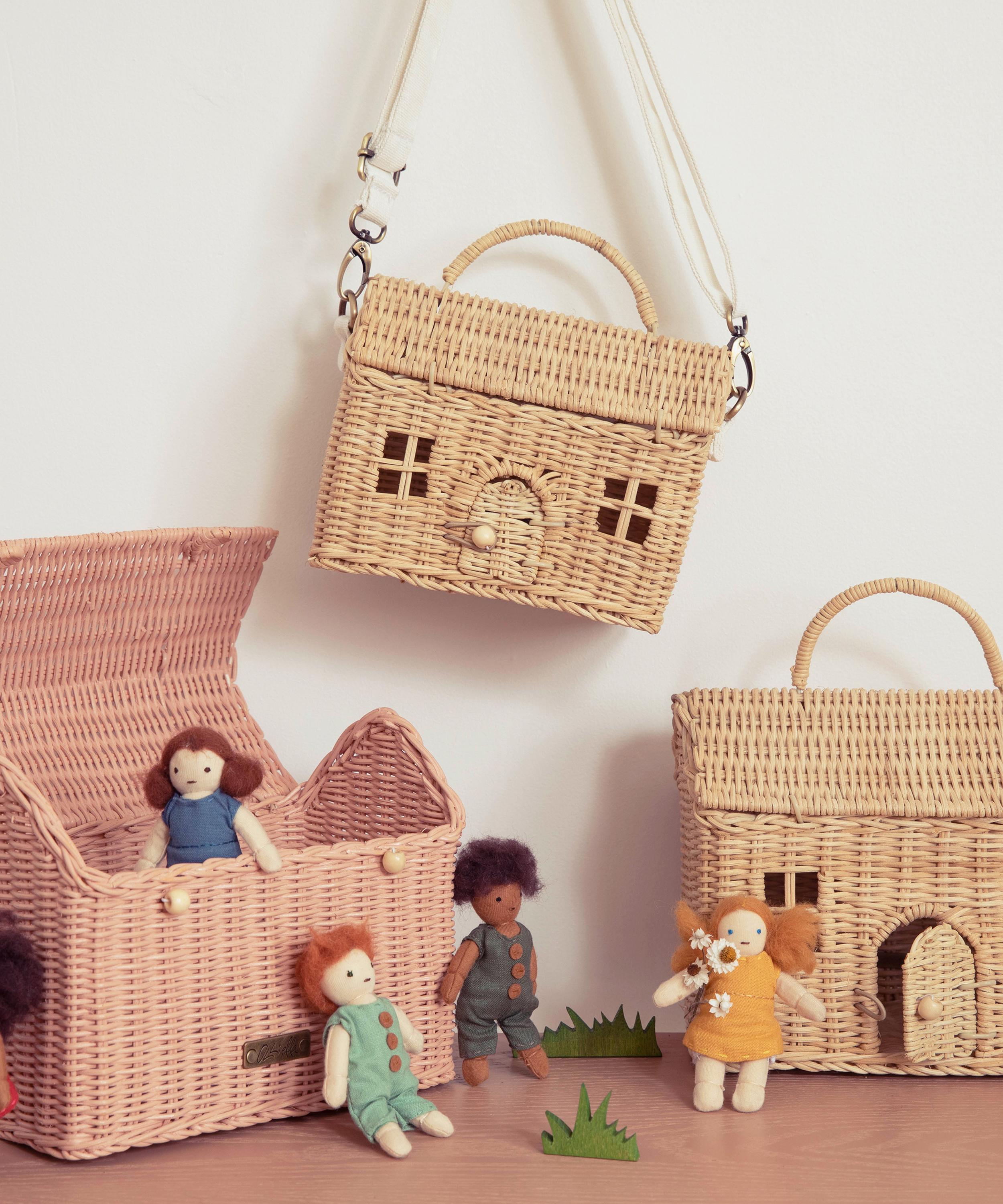 Olli Ella - Rattan Casa Clutch Basket image number 1