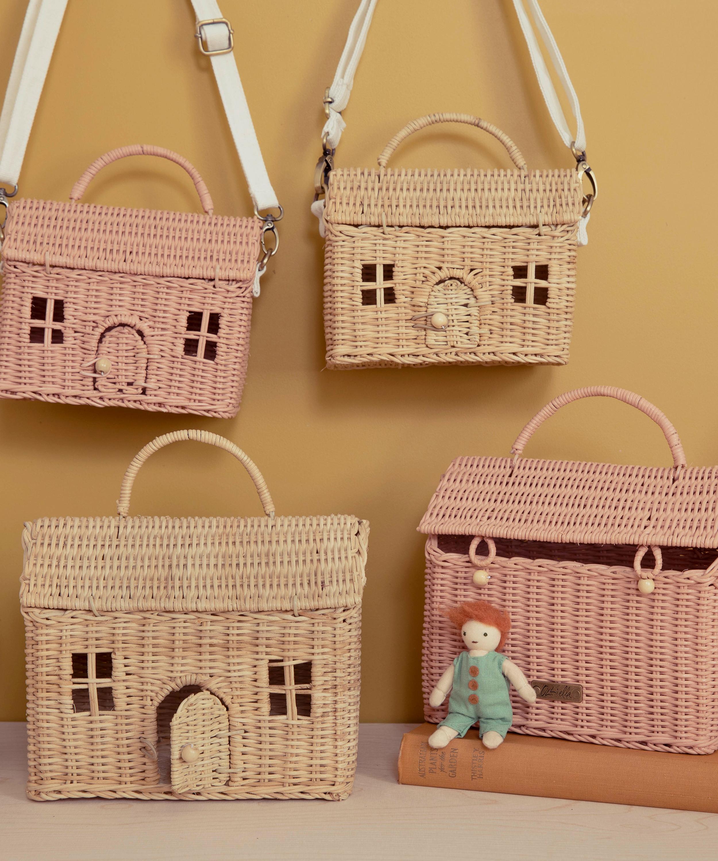 Olli Ella - Rattan Casa Clutch Basket image number 2