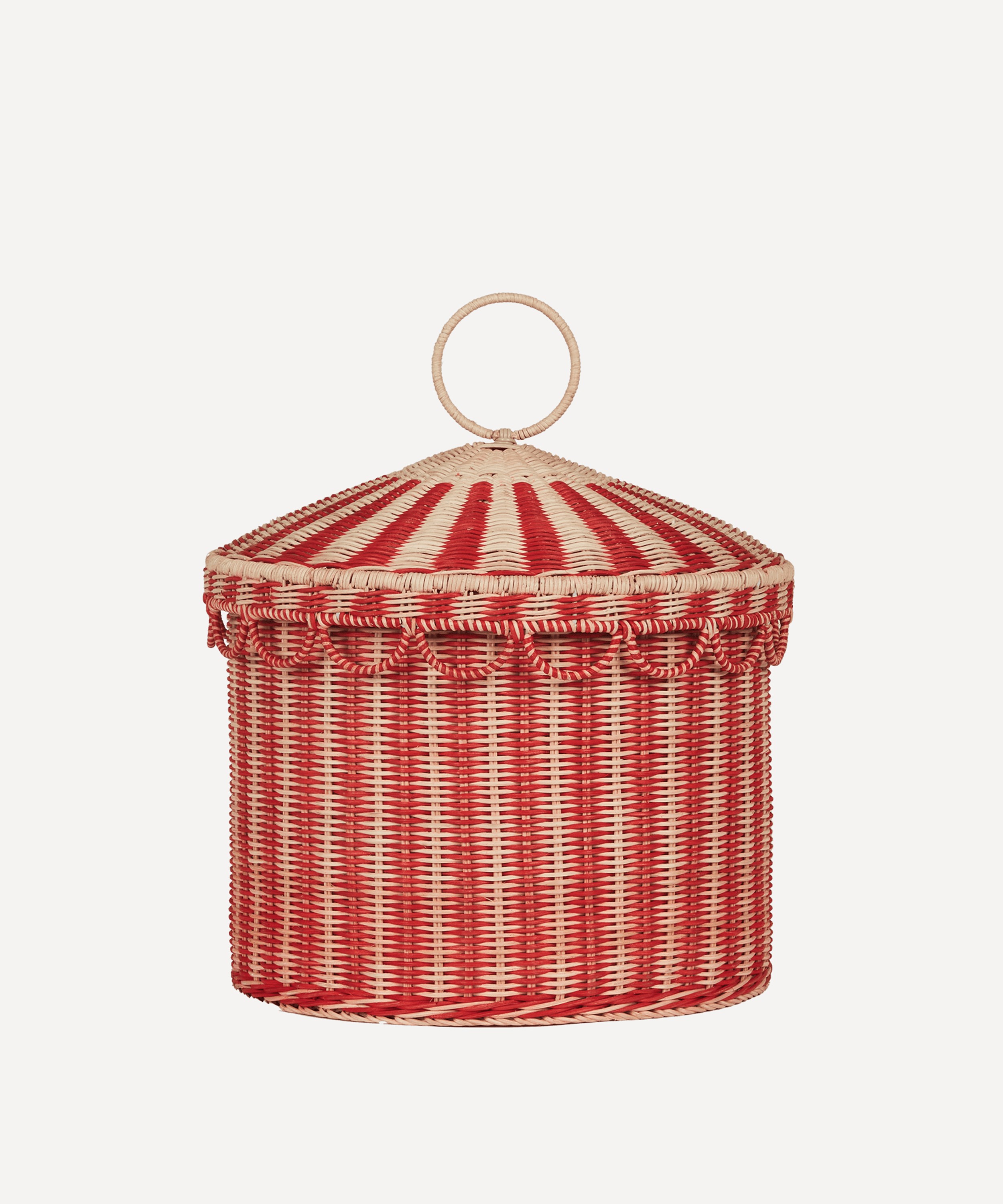 Olli Ella - Rattan Circus Tent Basket image number 1