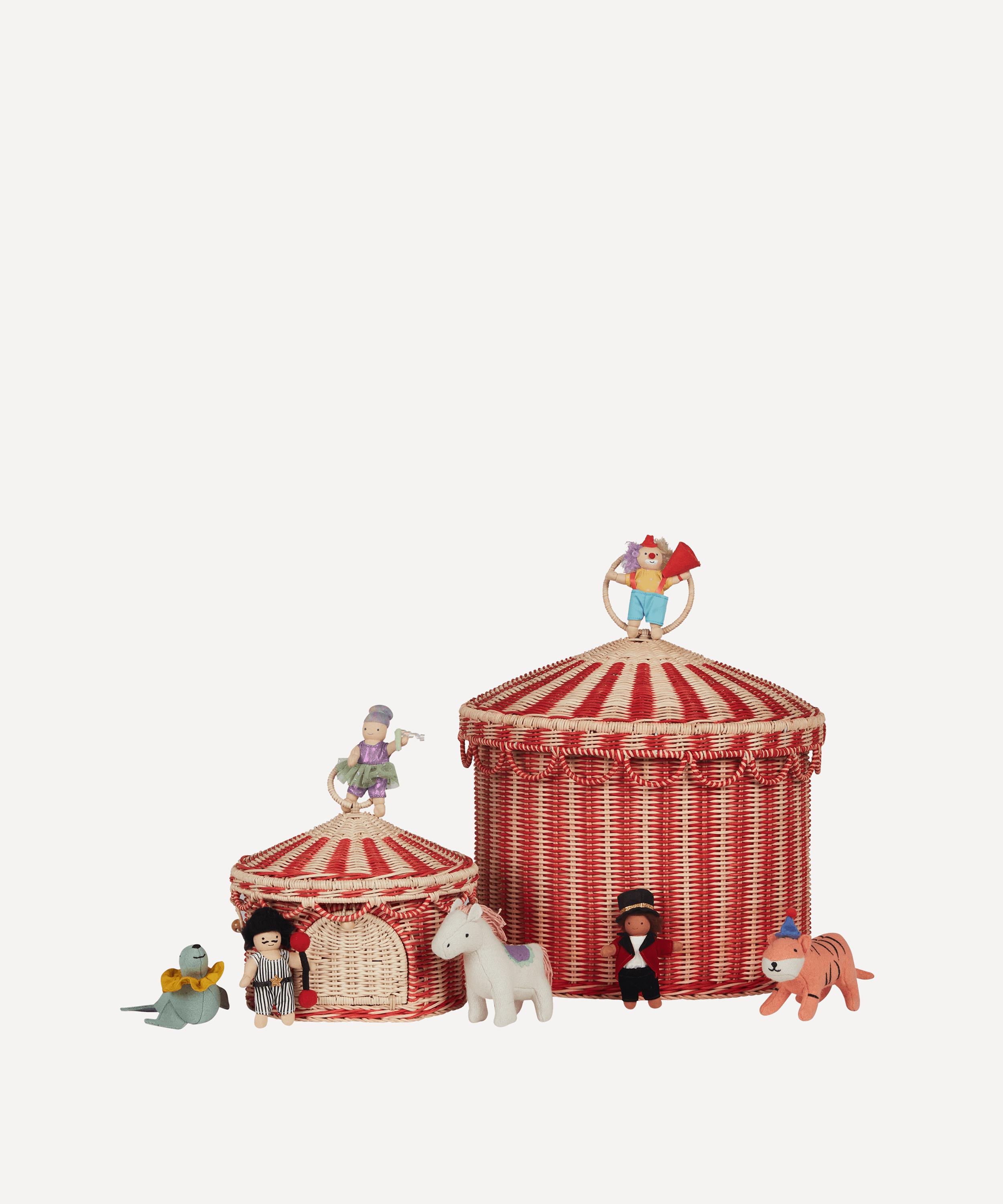 Olli Ella - Rattan Circus Tent Basket image number 3