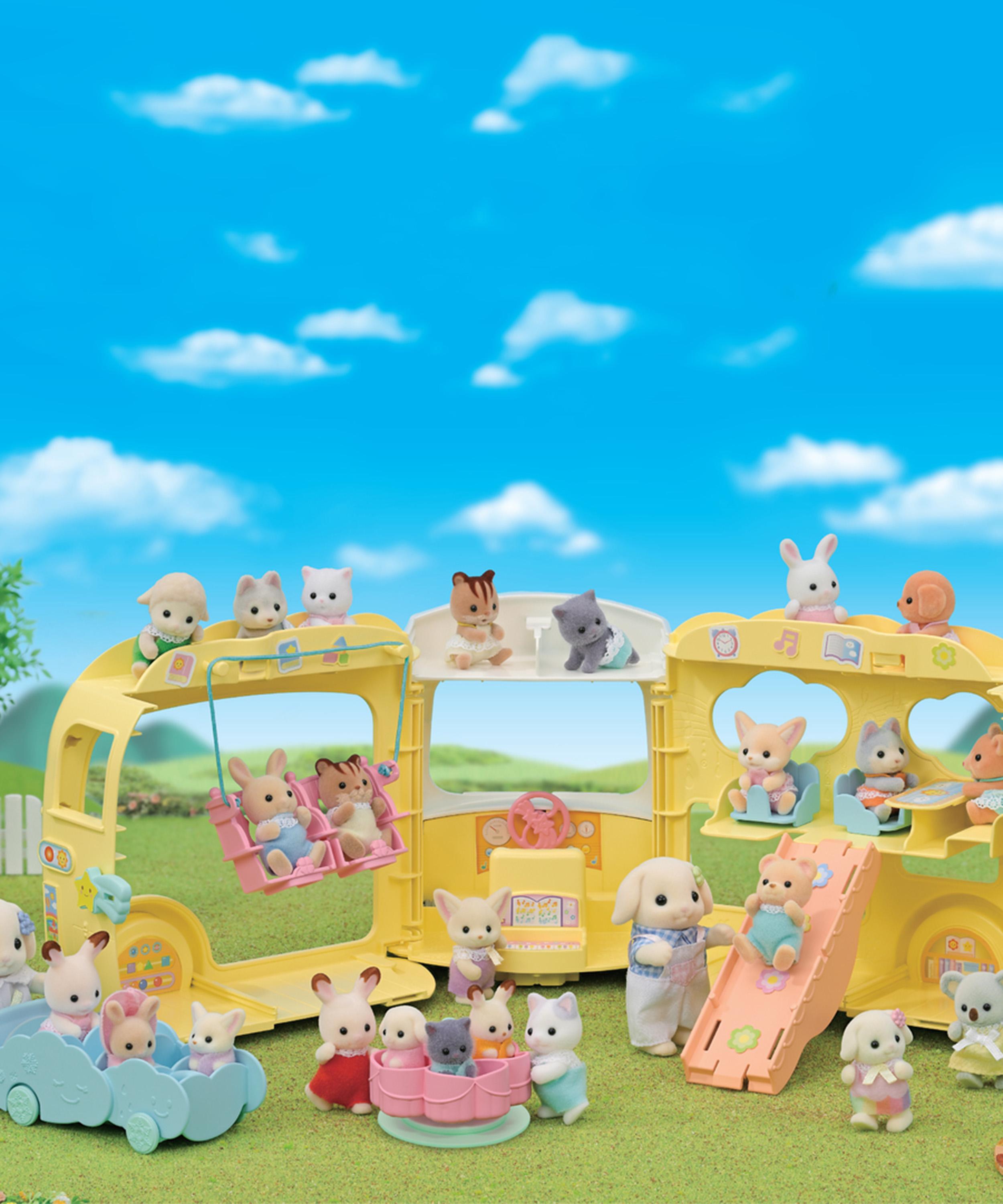 Sylvanian Families - Rainbow Fun Nursery Bus image number 5