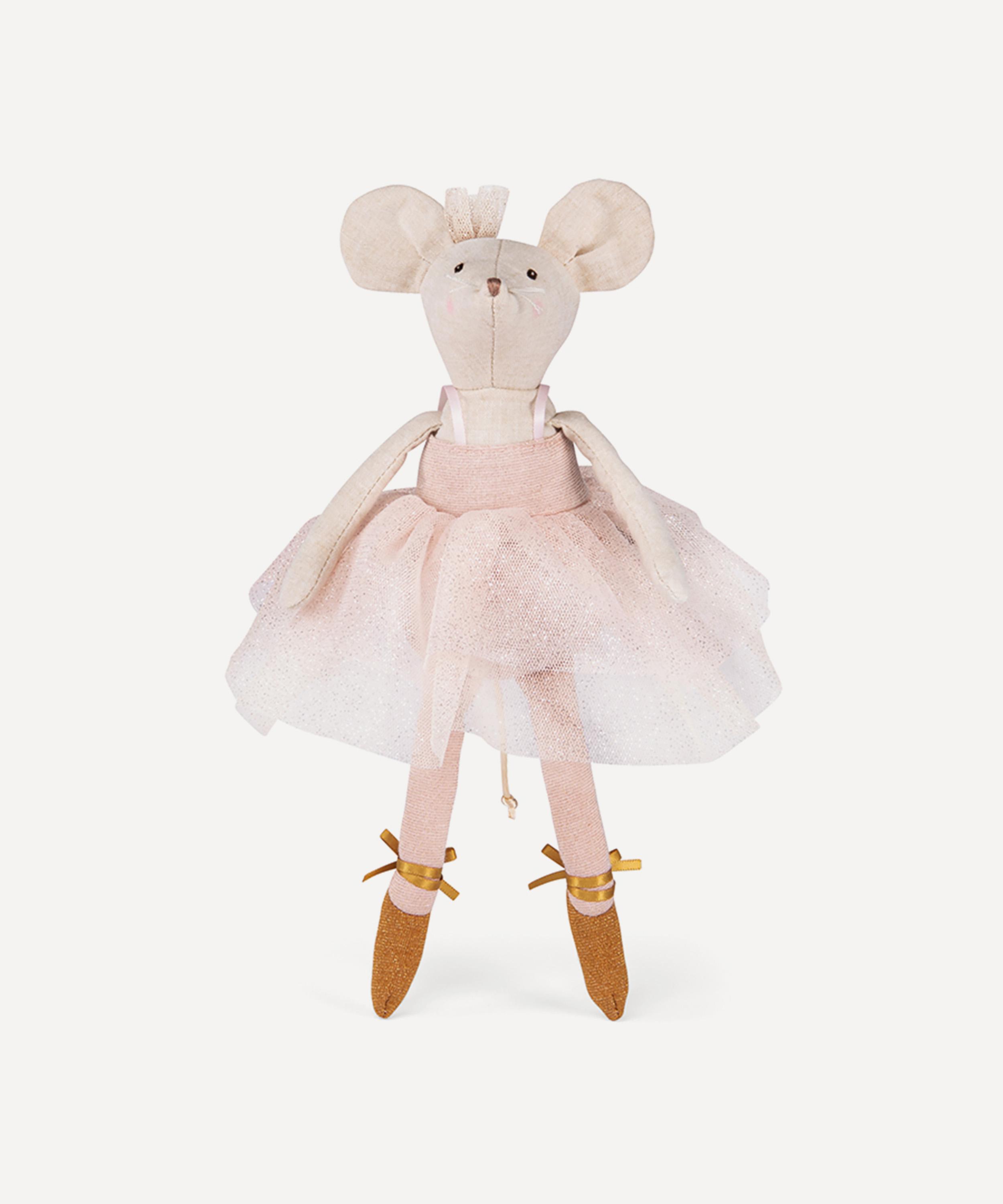 Moulin Roty -  La Petite Ecole de Danse Ballerina Mouse with Suitcase image number 2