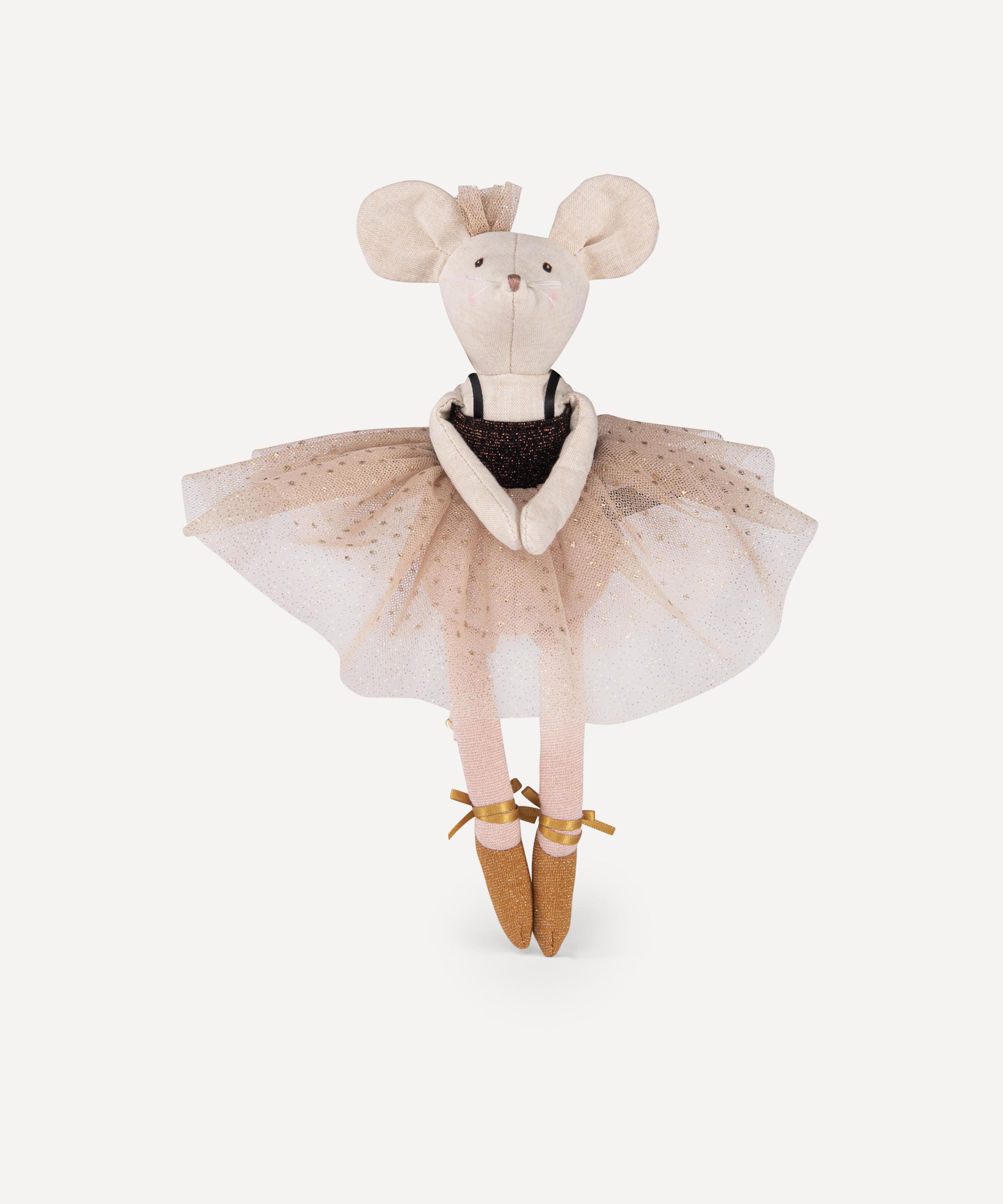 Moulin Roty -  La Petite Ecole de Danse Ballerina Mouse with Suitcase image number 8