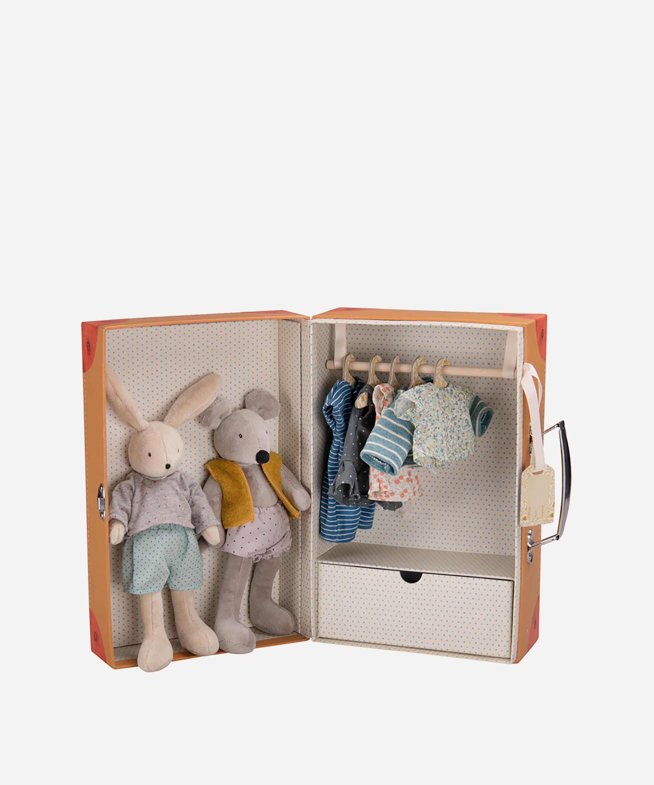 Moulin Roty - La Grande Famille Little Wardrobe Suitcase image number 1