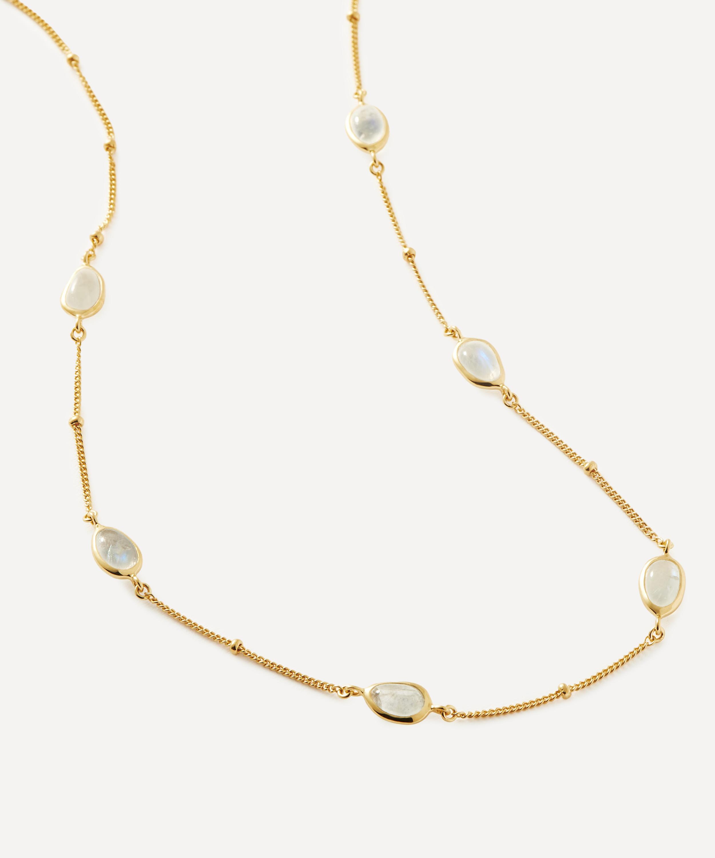 Missoma - 18ct Gold-Plated Vermeil Silver Magma Gemstone Choker Necklace image number 3
