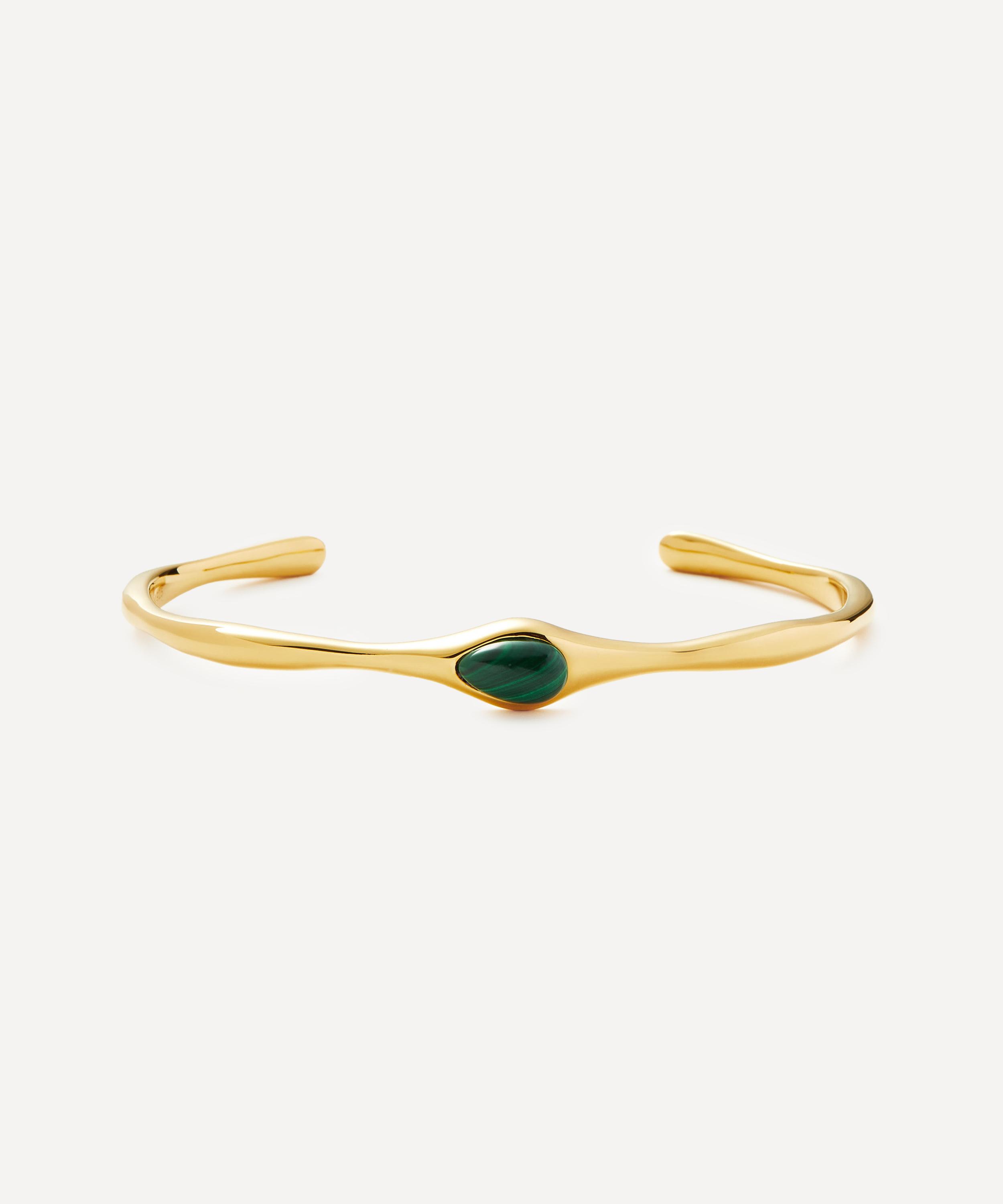 Missoma - 18ct Gold-Plated Magma Gemstone Cuff Bracelet