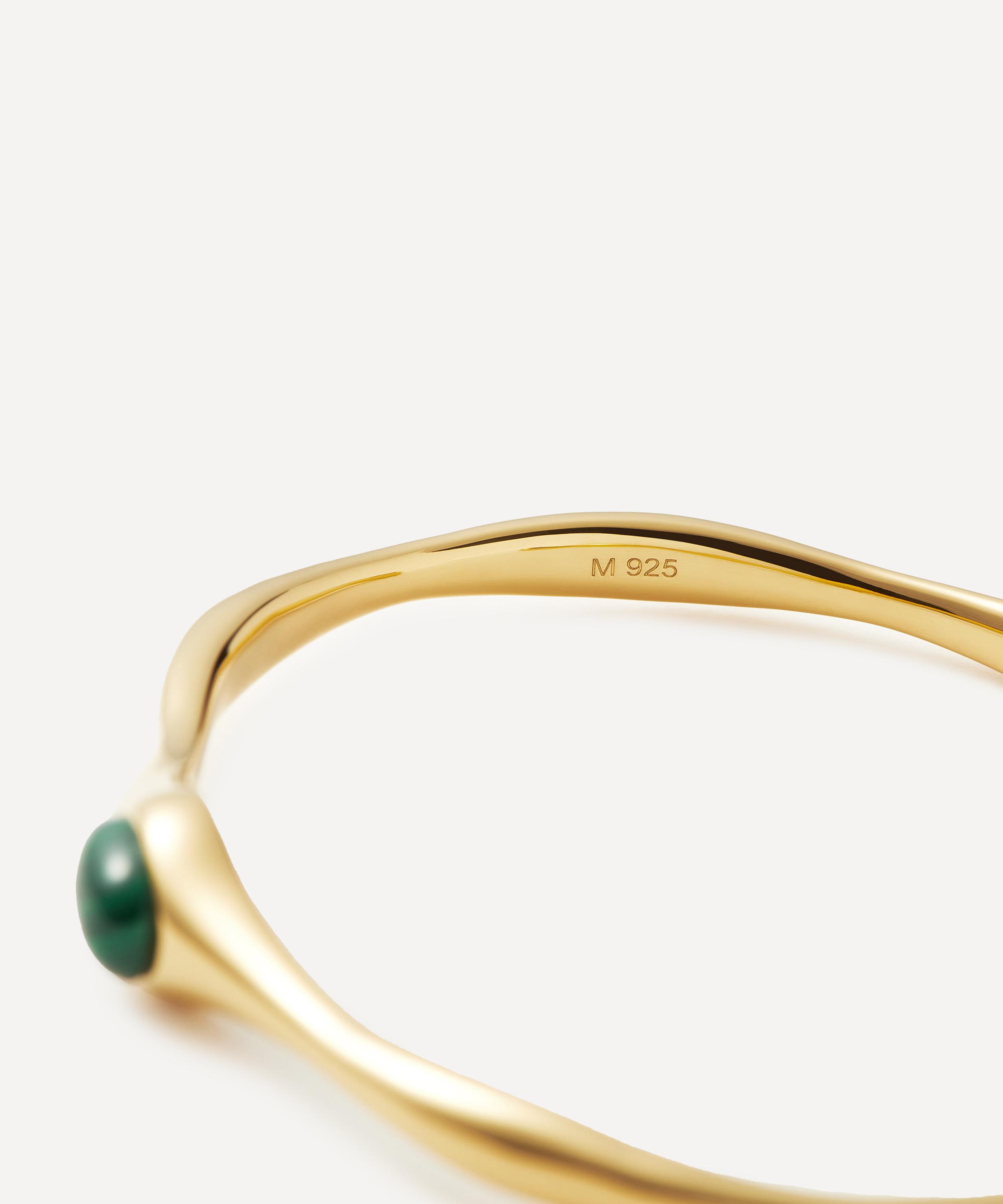 Missoma - 18ct Gold-Plated Magma Gemstone Cuff Bracelet image number 1