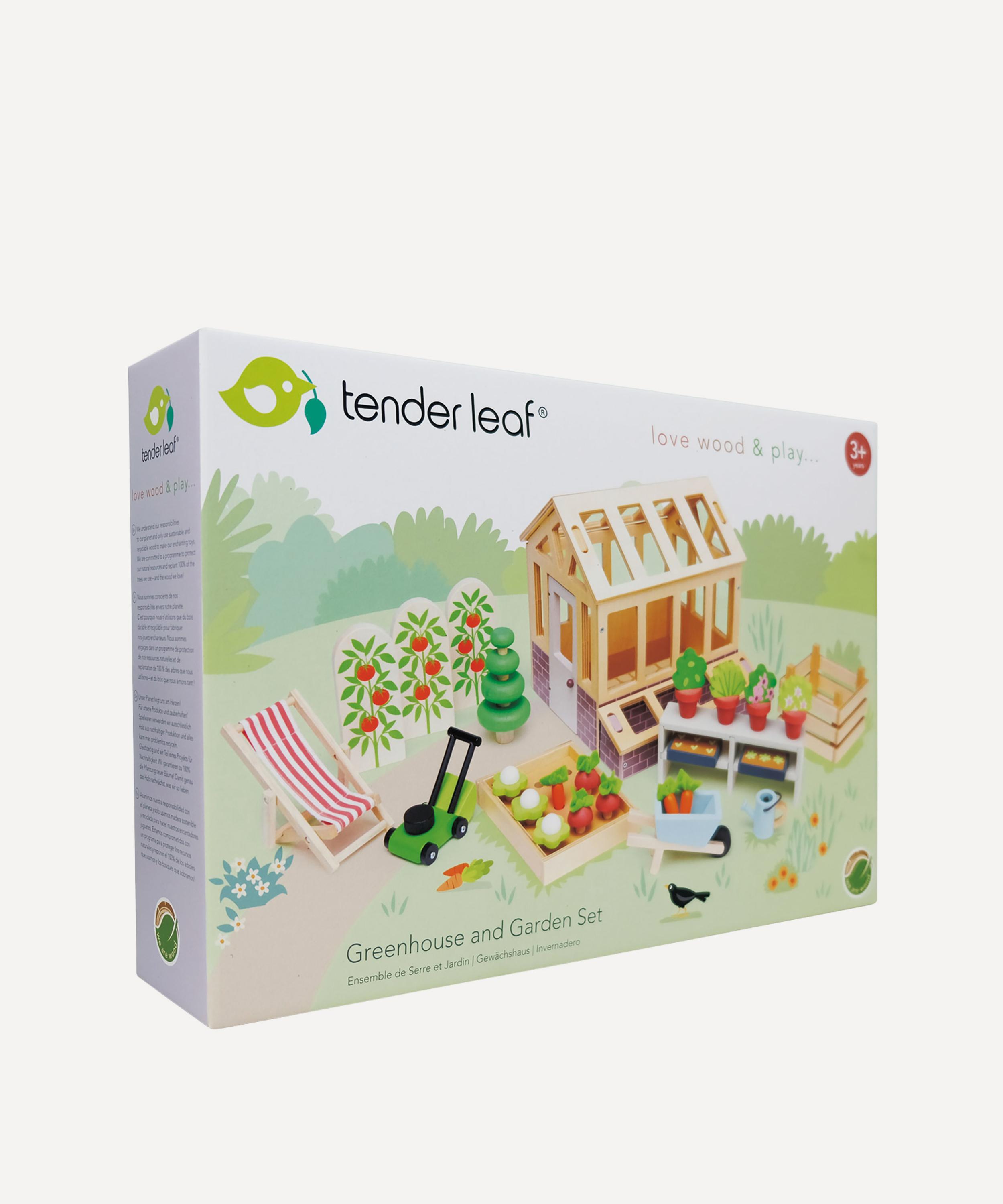 Tender Leaf Toys - Greenhouse and Garden Set Toy image number 3