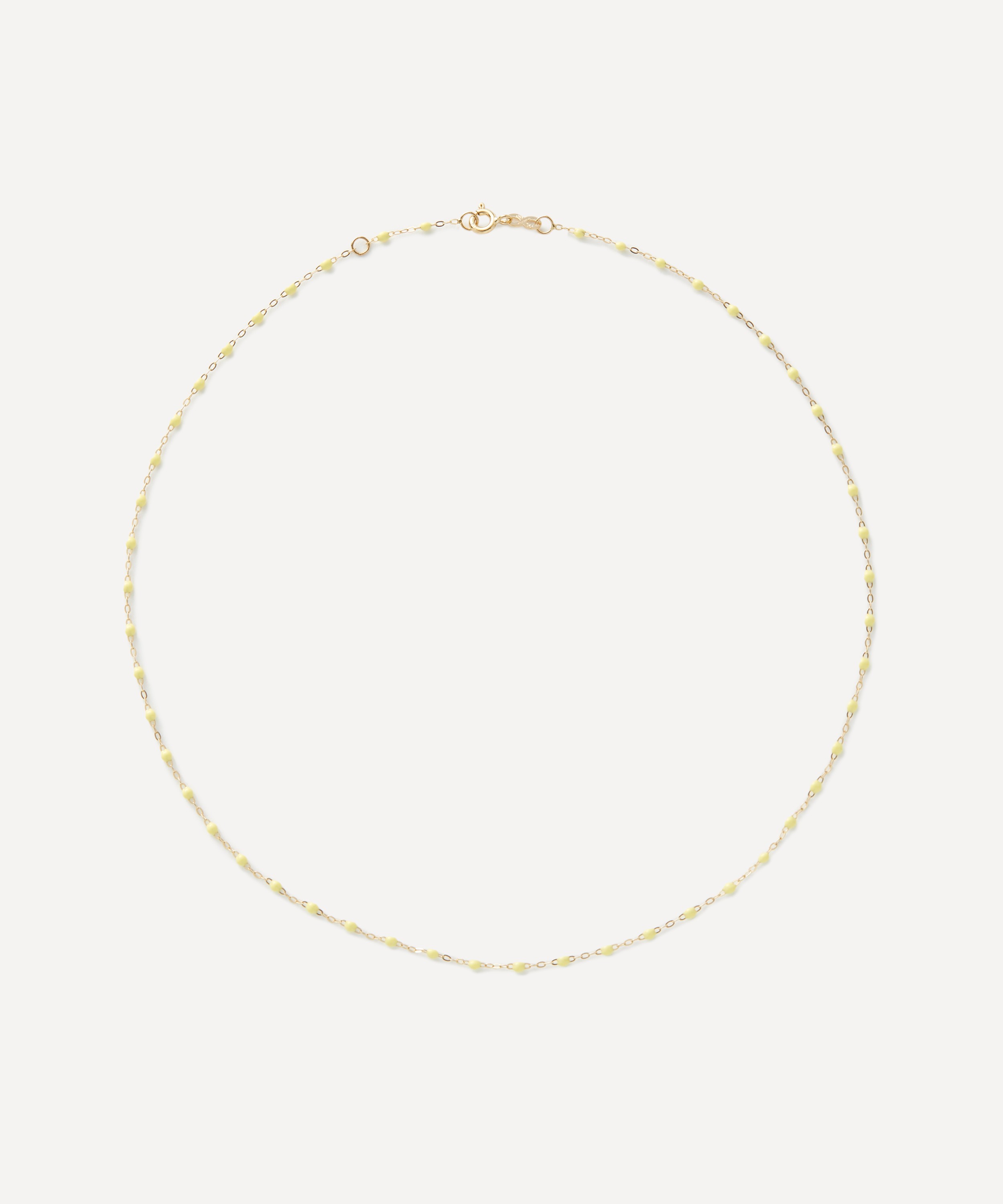 Gigi Clozeau - 18ct Gold Classic Gigi Resin Bead Necklace image number 0