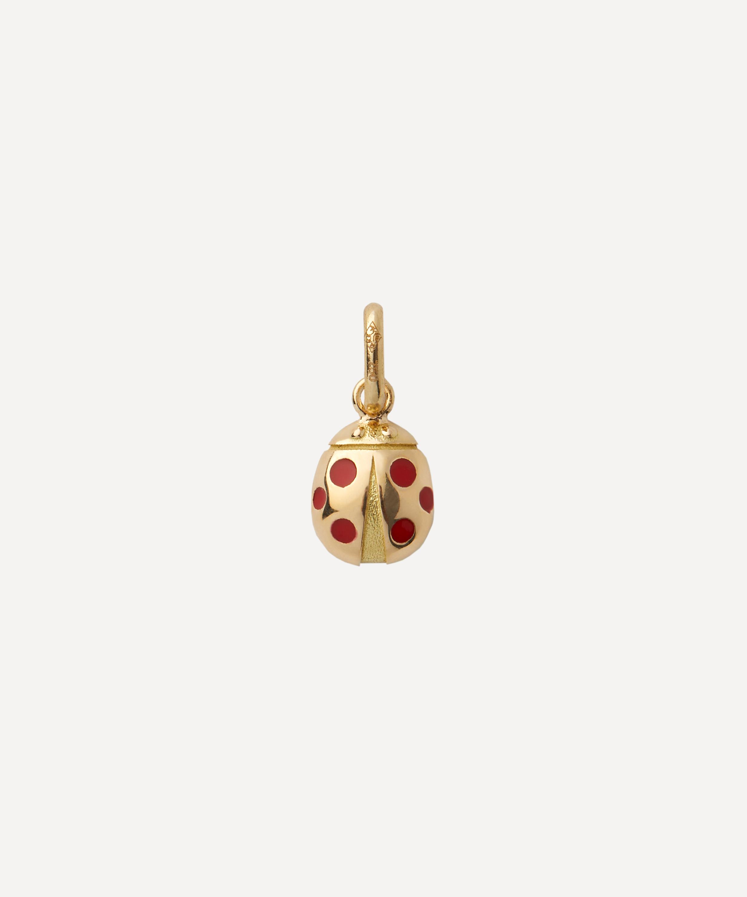 Gigi Clozeau - 18ct Gold Ladybug Pendant image number 