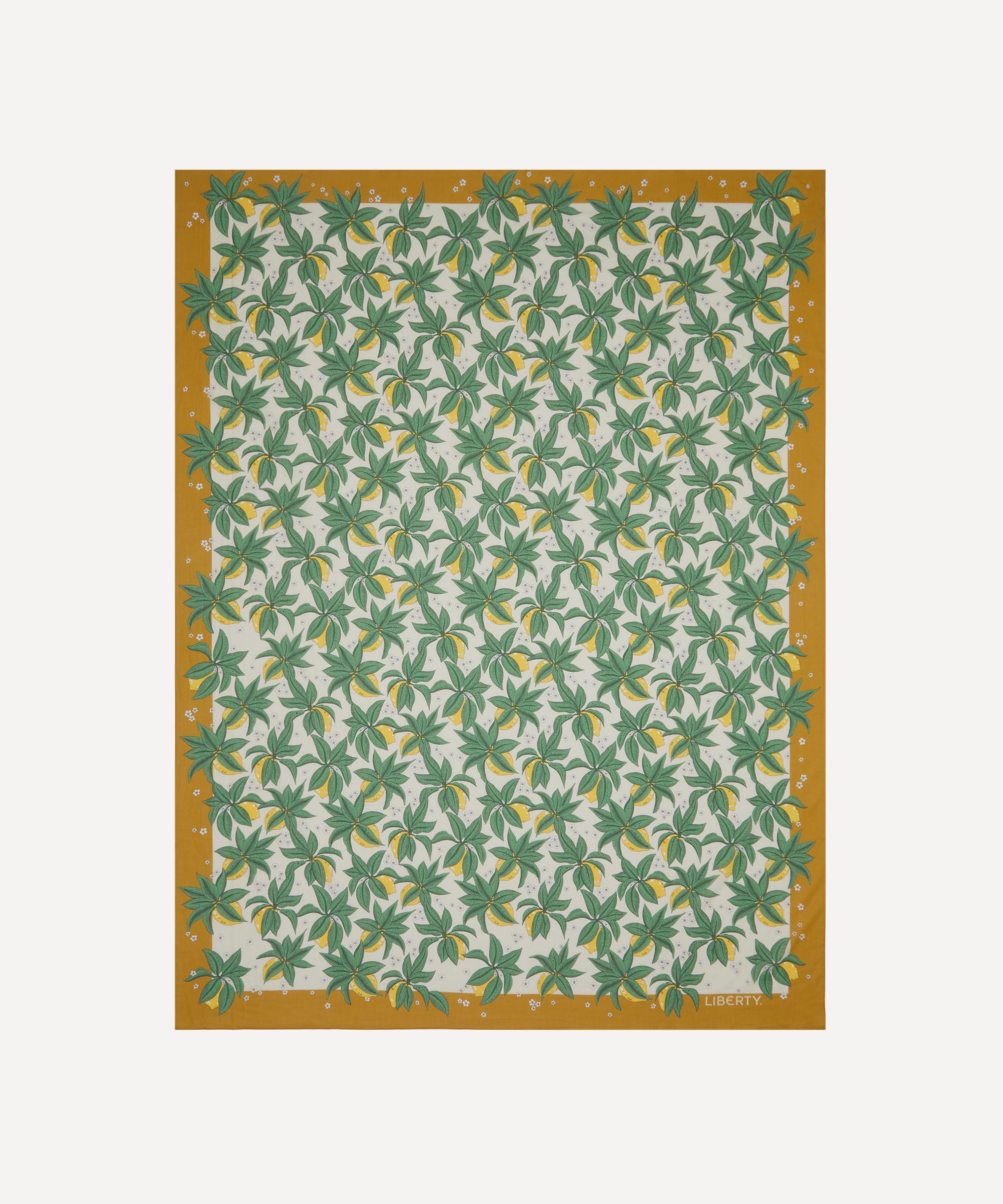 Liberty - Citron Presse 130X170 Cotton Sarong Scarf image number 0