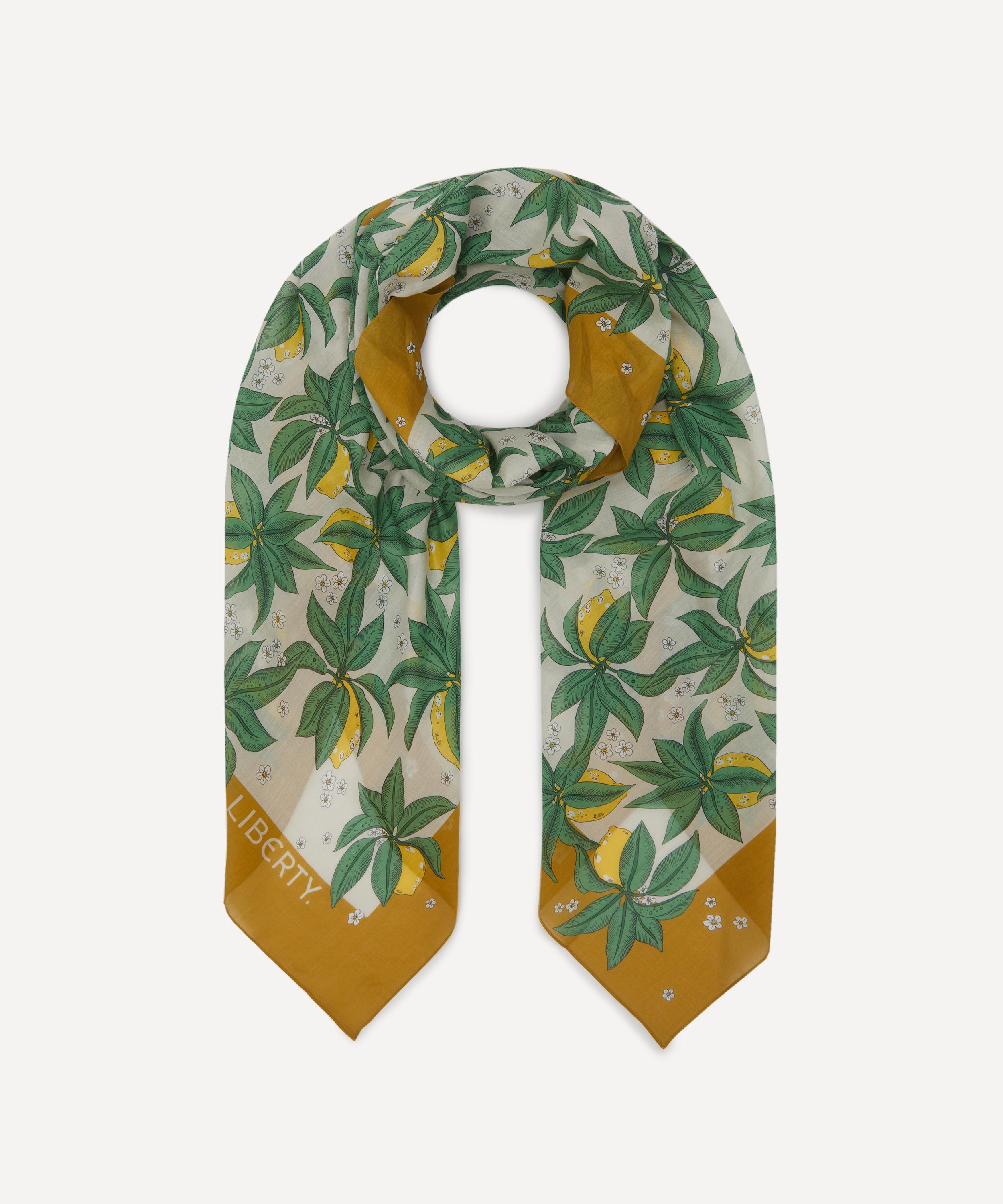 Liberty - Citron Presse 130X170 Cotton Sarong Scarf image number 2