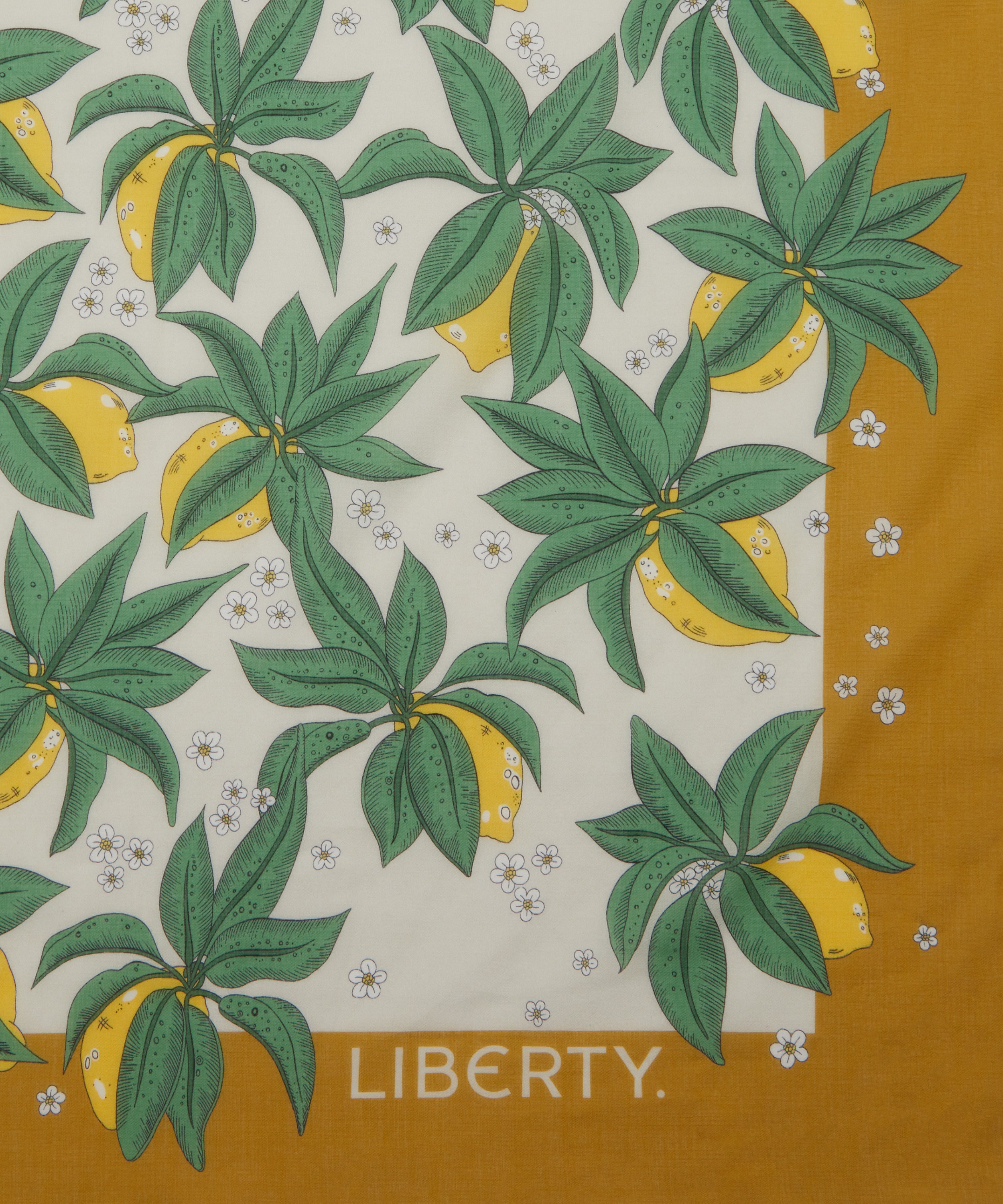 Liberty - Citron Presse 130X170 Cotton Sarong Scarf image number 3
