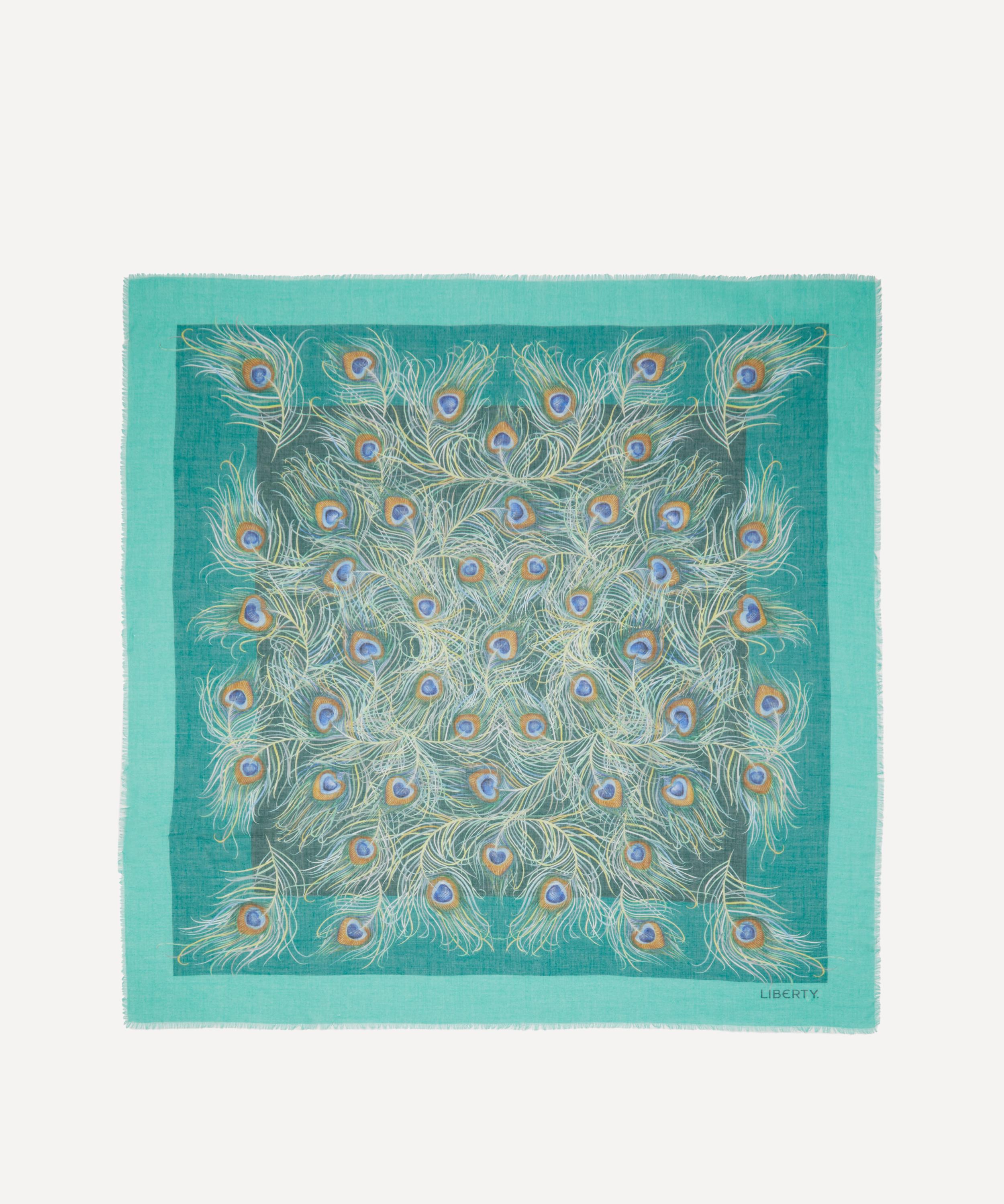 Liberty - Hera Plume 140X140 Cashmere-Silk Scarf image number 0