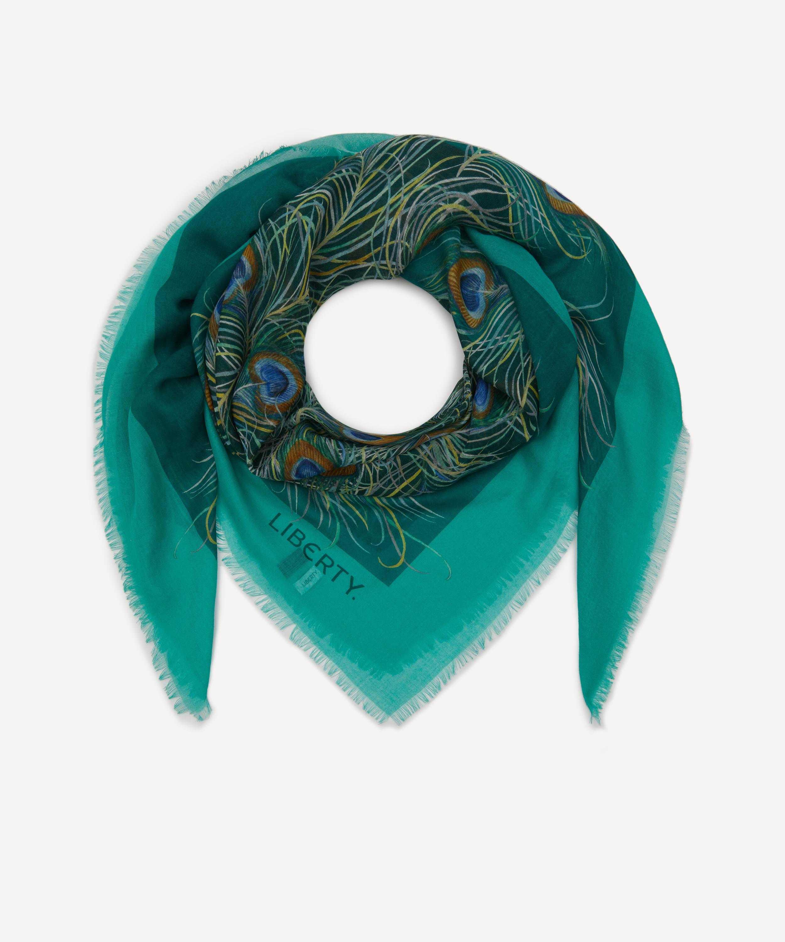 Liberty - Hera Plume 140X140 Cashmere-Silk Scarf image number 2