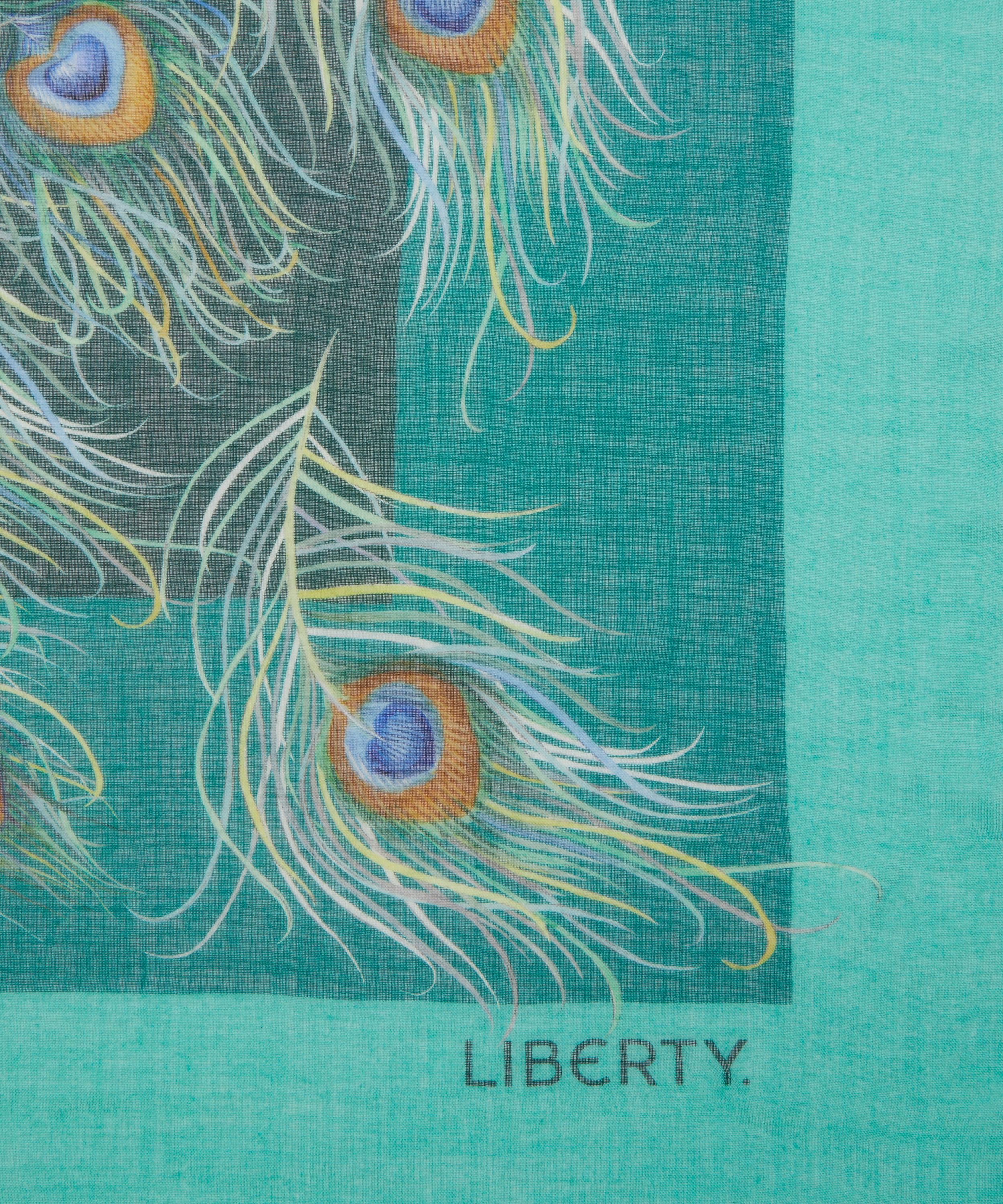 Liberty - Hera Plume 140X140 Cashmere-Silk Scarf image number 3