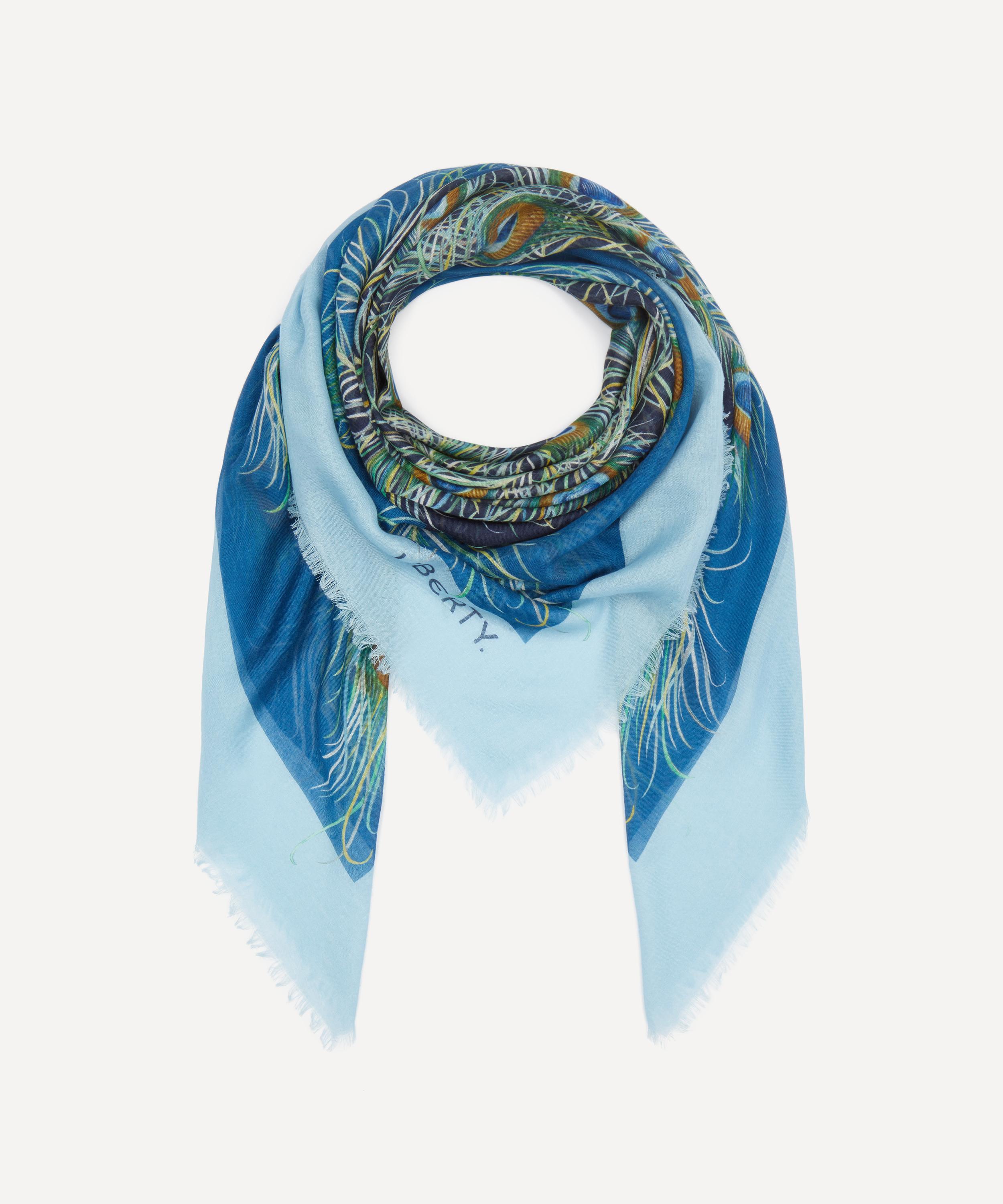 Liberty - Hera Plume 140X140 Cashmere-Silk Scarf image number 0