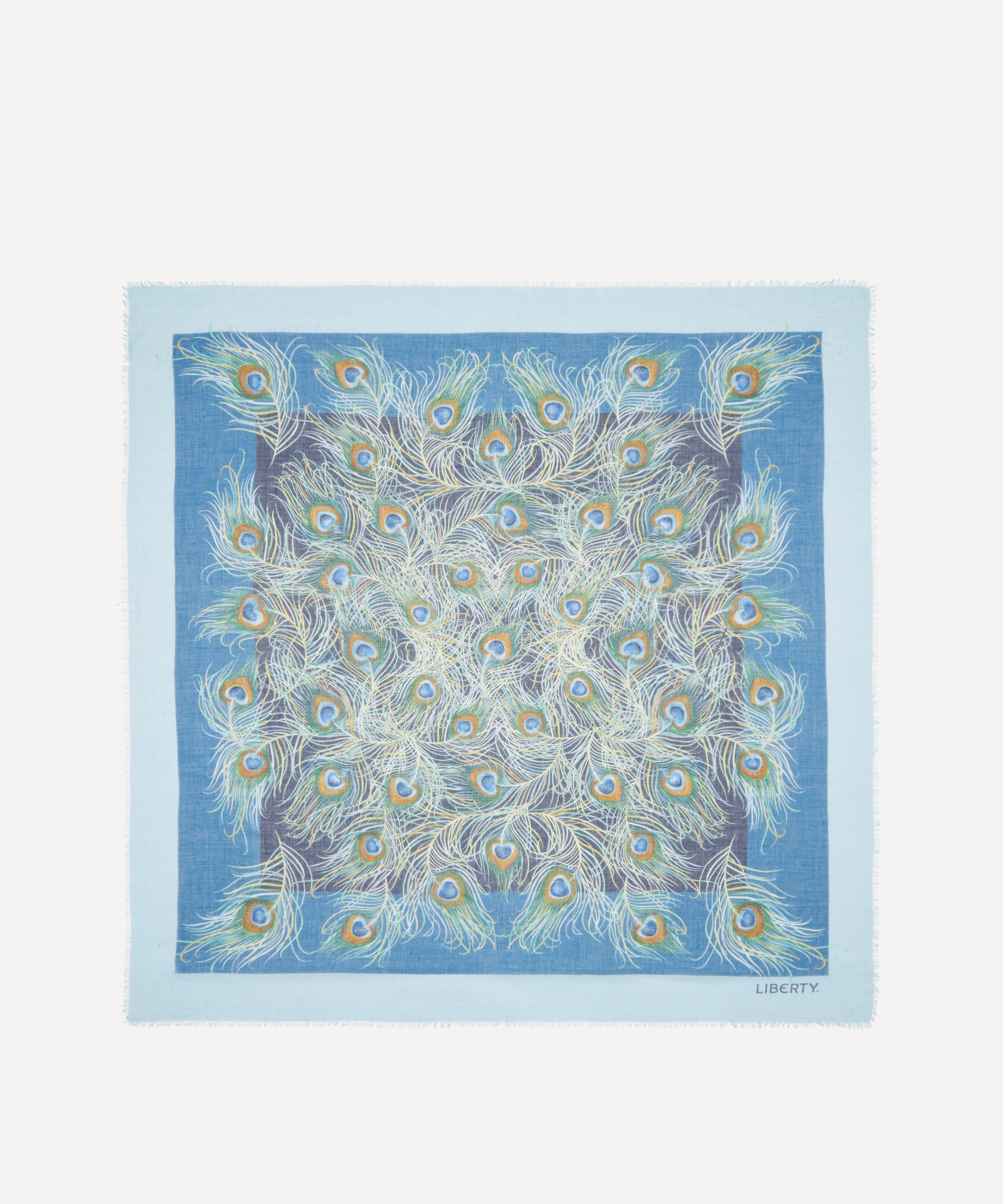 Liberty - Hera Plume 140X140 Cashmere-Silk Scarf image number 1