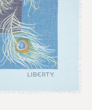 Liberty - Hera Plume 140X140 Cashmere-Silk Scarf image number 2