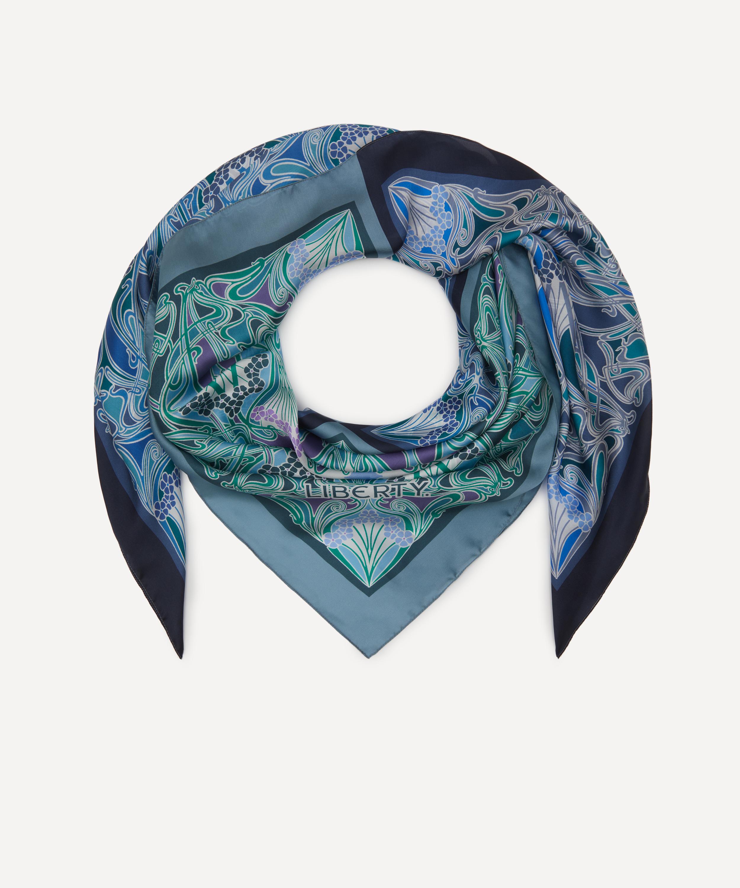 Liberty - Ianthe Multi 140X140 Silk Scarf image number 2