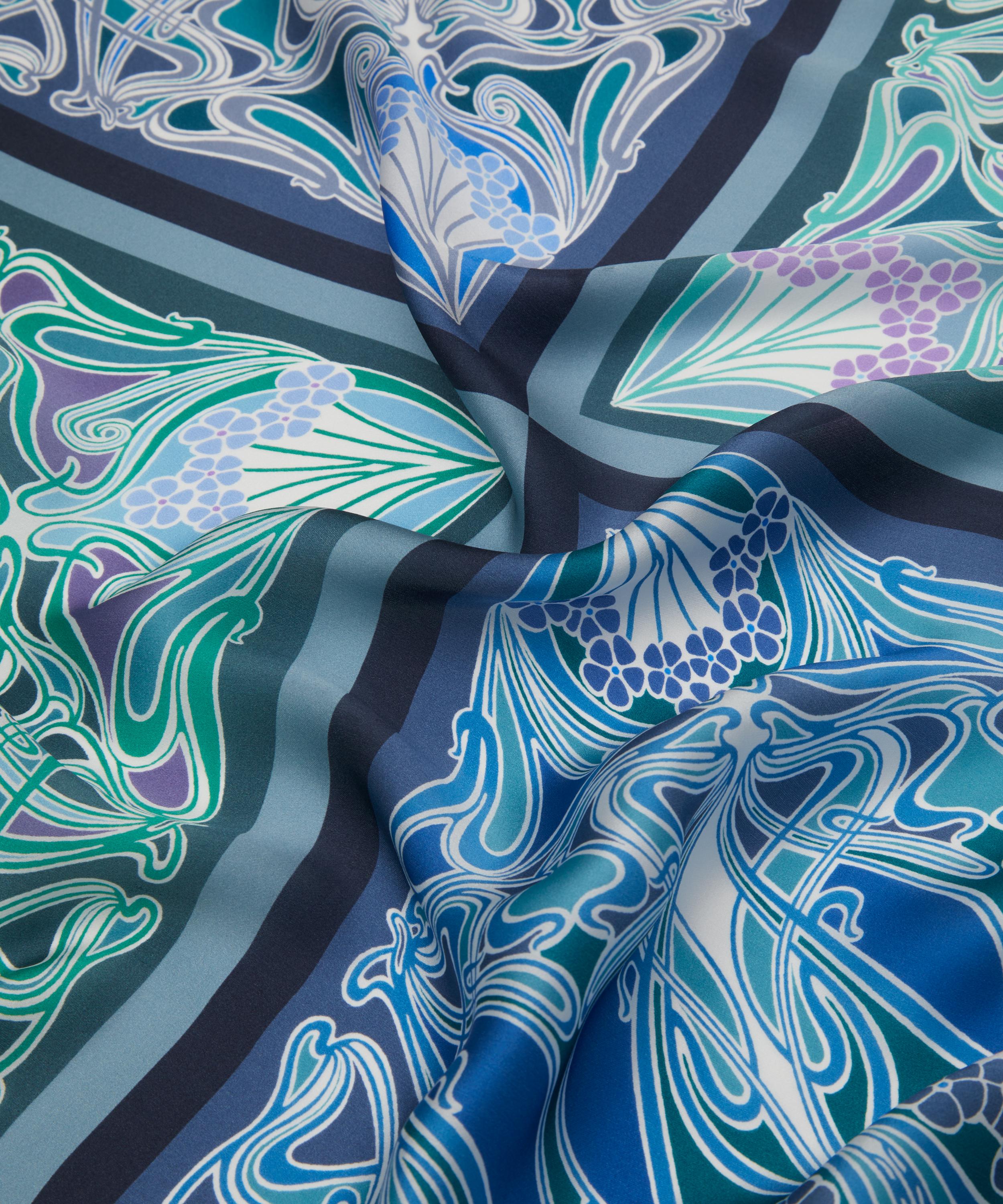 Liberty - Ianthe Multi 140X140 Silk Scarf image number 4