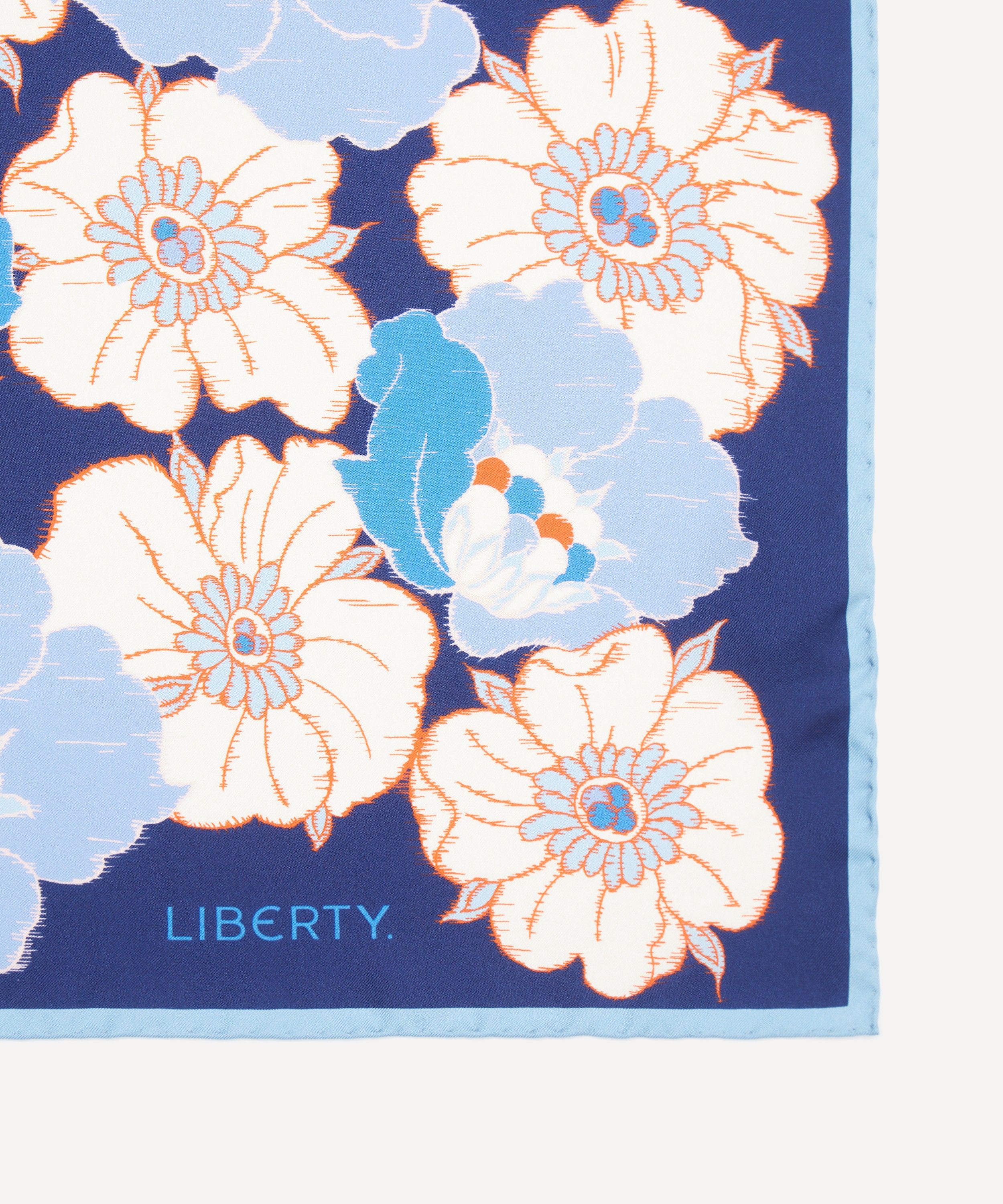 Liberty - Ikat Aneome 70X70 Silk Scarf image number 3