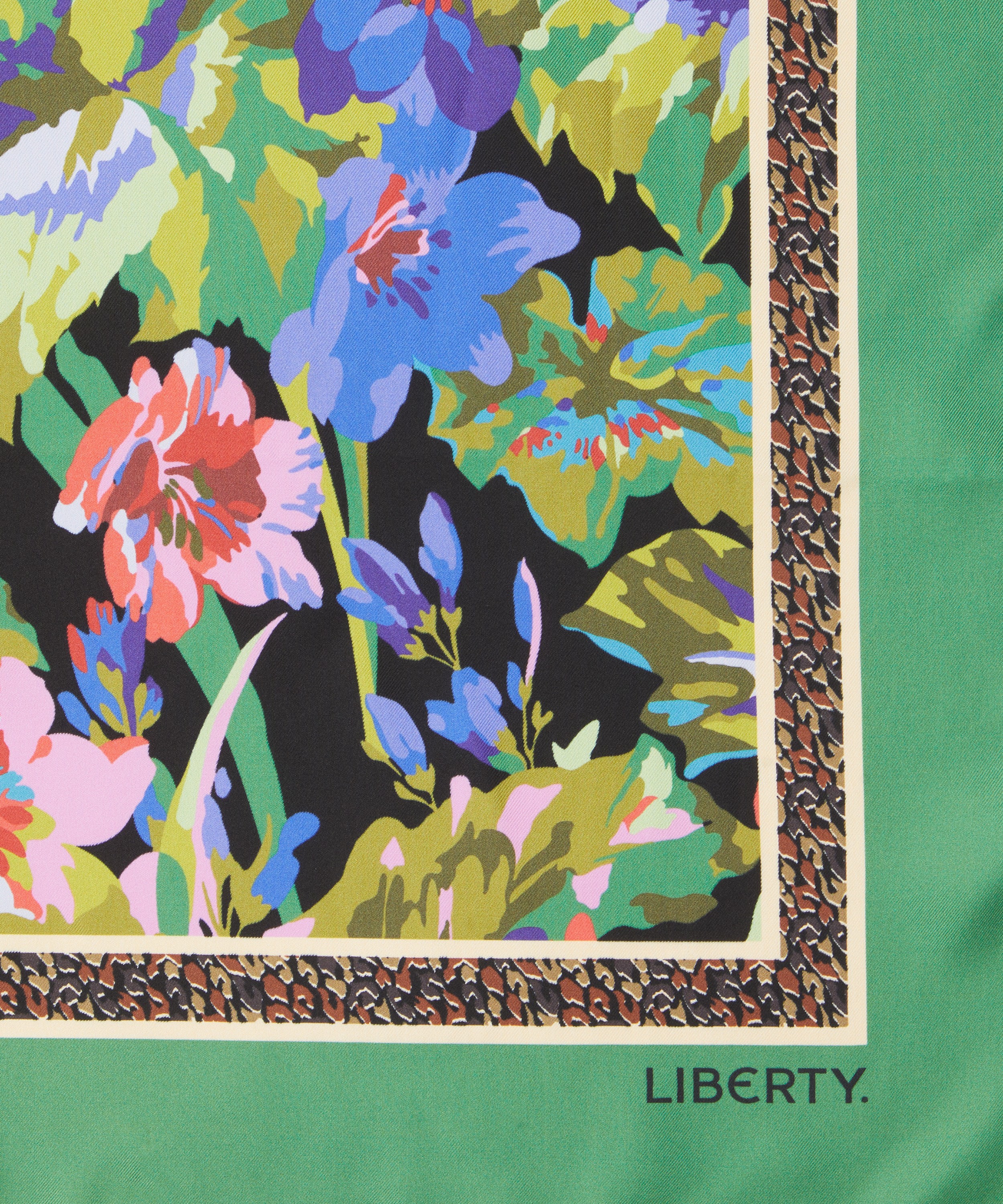 Liberty - Leopard 90X90 Silk Scarf image number 3