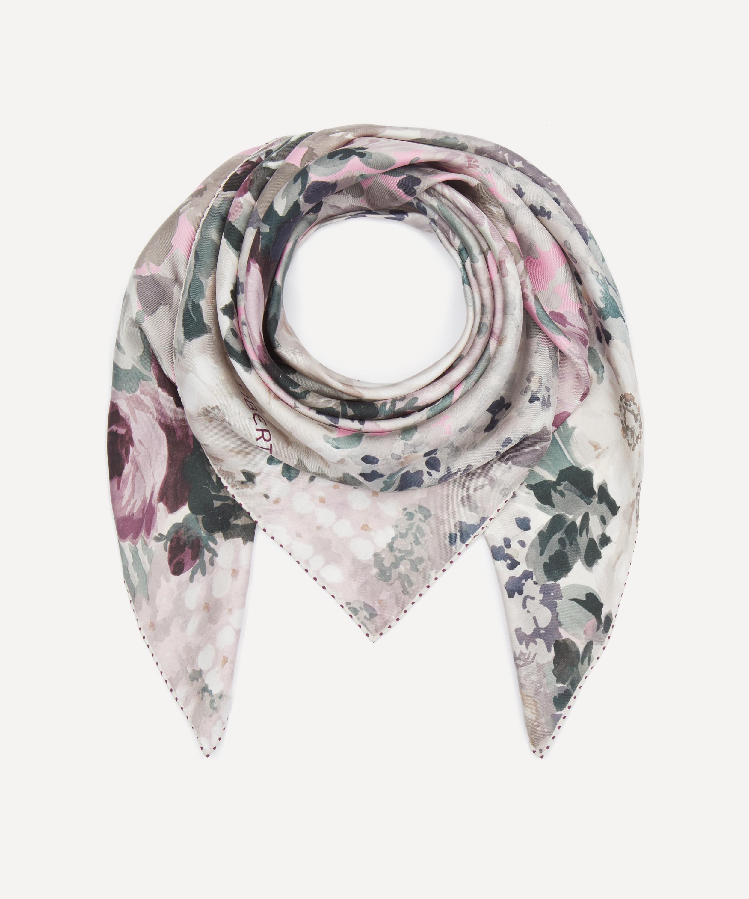 Liberty - Floral Bouquet 90X90 Silk Scarf image number 2