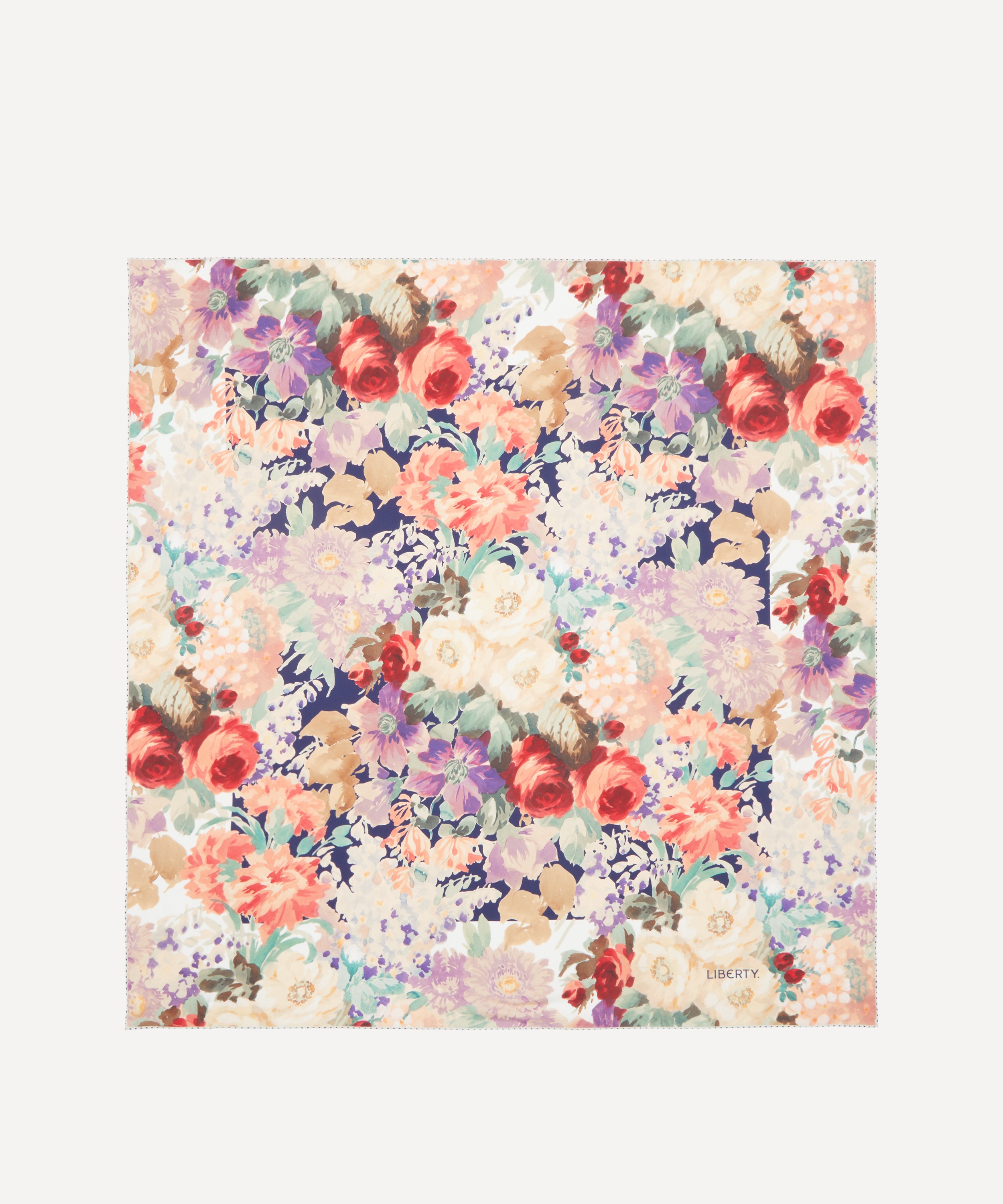 Liberty - Floral Bouquet 90X90 Silk Scarf image number 2