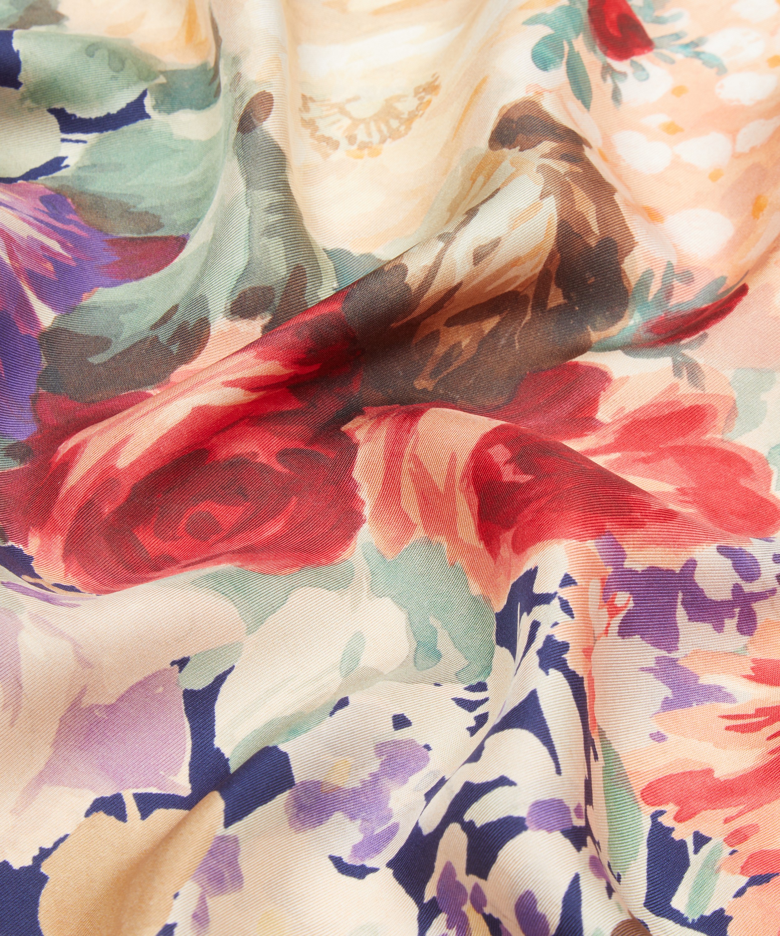 Liberty - Floral Bouquet 90X90 Silk Scarf image number 4