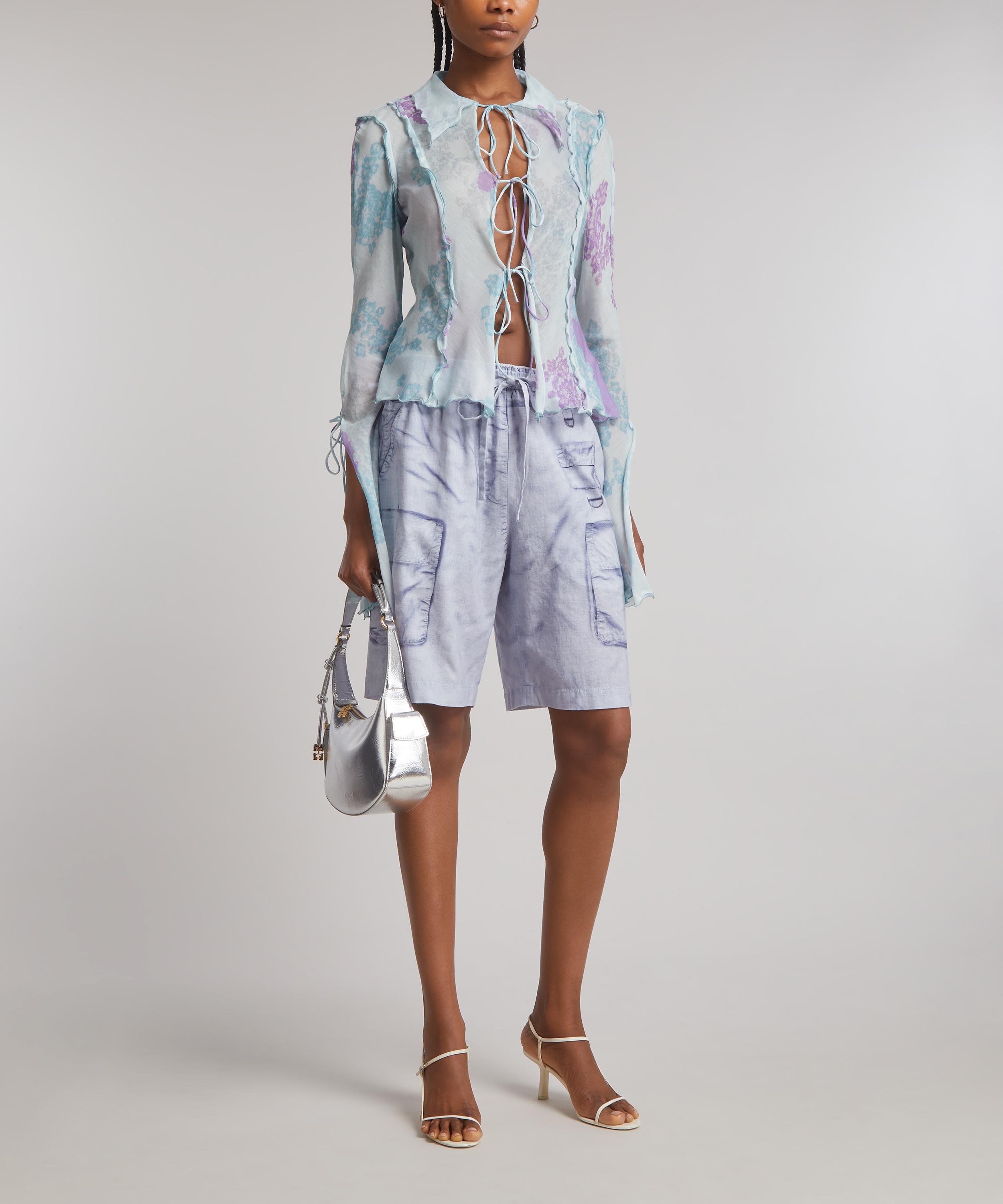 Acne Studios - Chiffon Printed Blouse image number 1