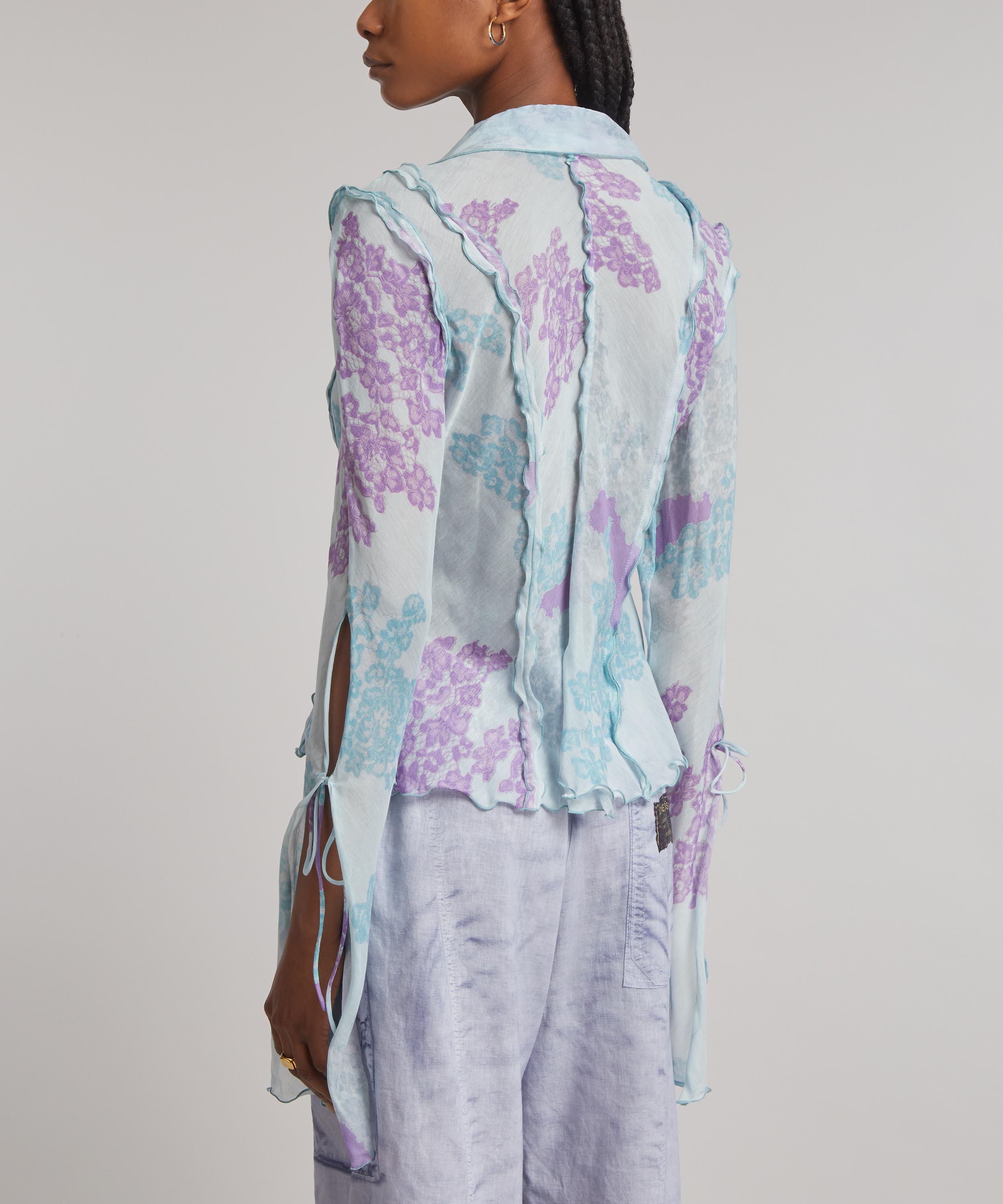 Acne Studios - Chiffon Printed Blouse image number 3