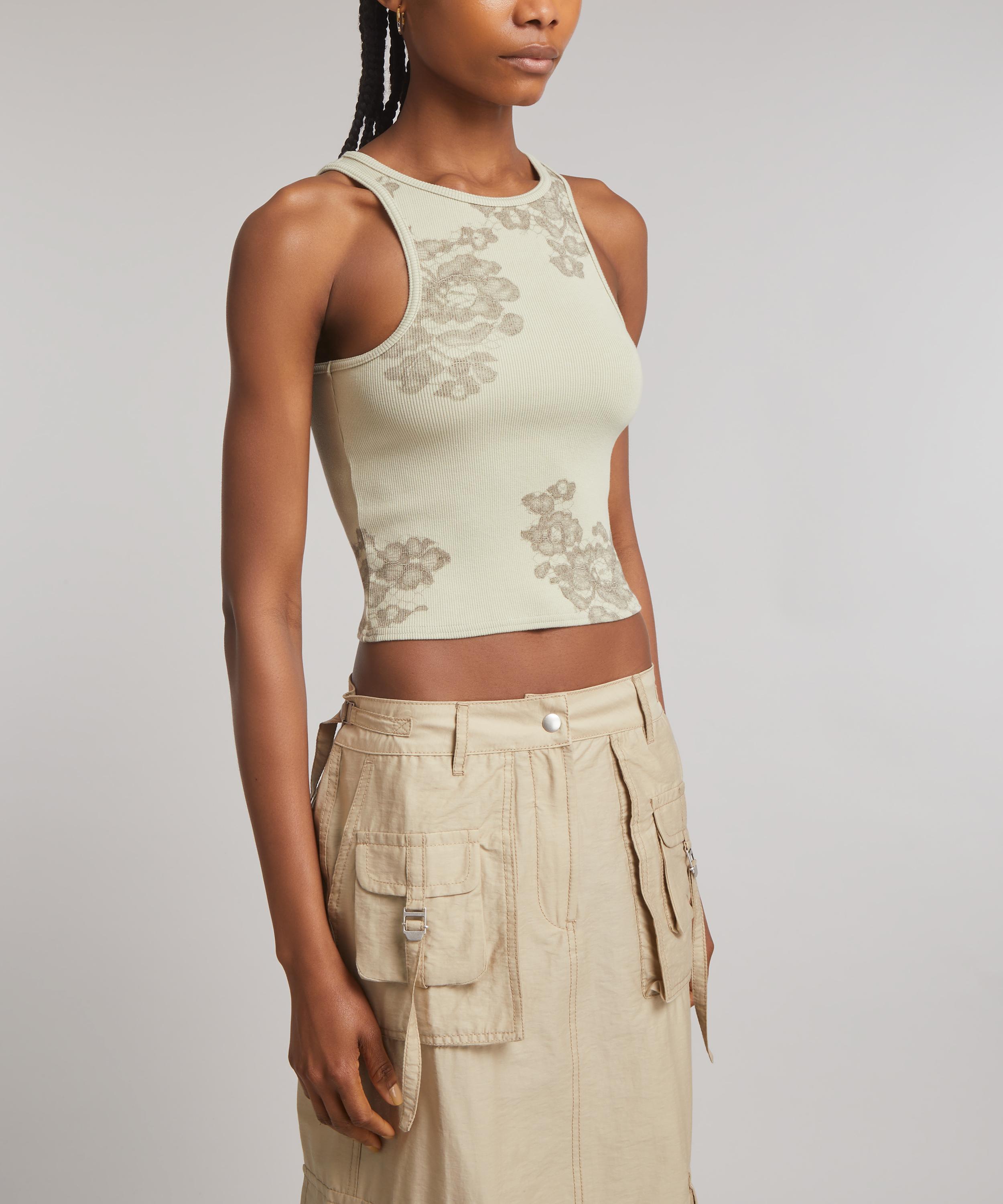 Acne Studios - Printed Lace Tank Top image number 2