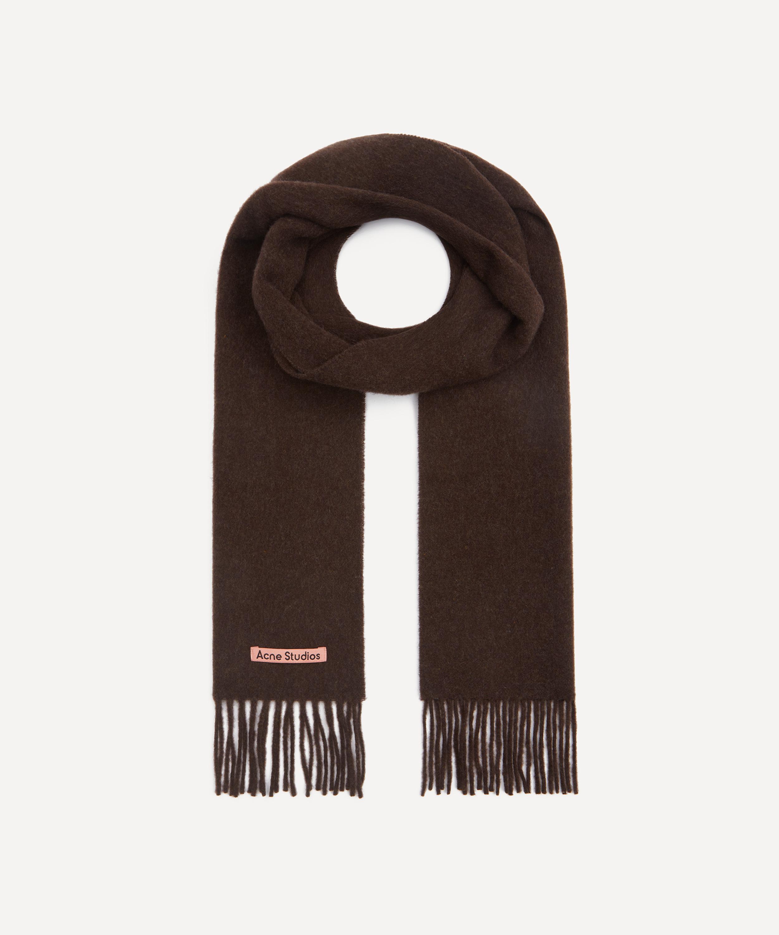 Acne Studios - Skinny Fringe Wool Scarf image number 0