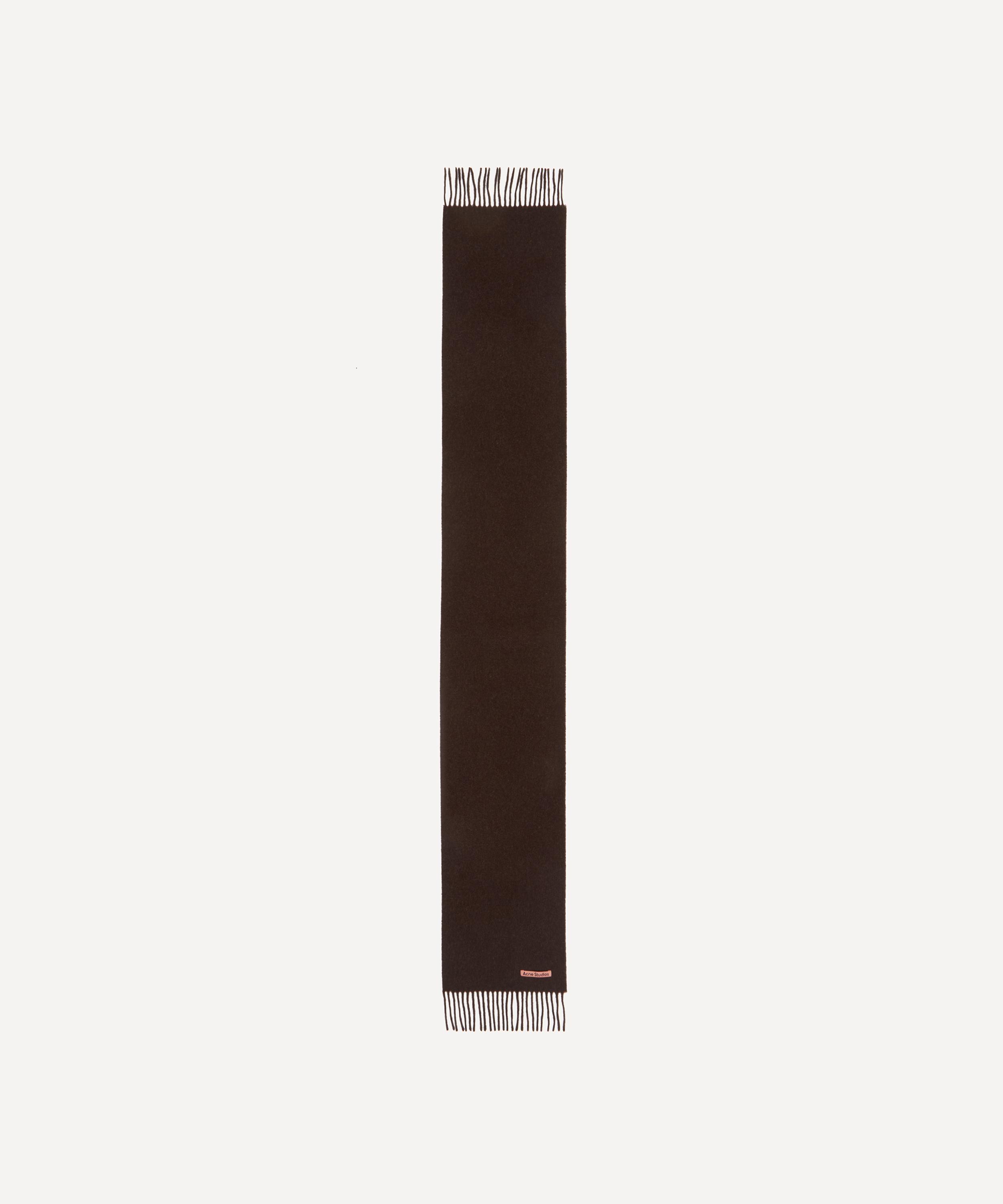 Acne Studios - Skinny Fringe Wool Scarf image number 1