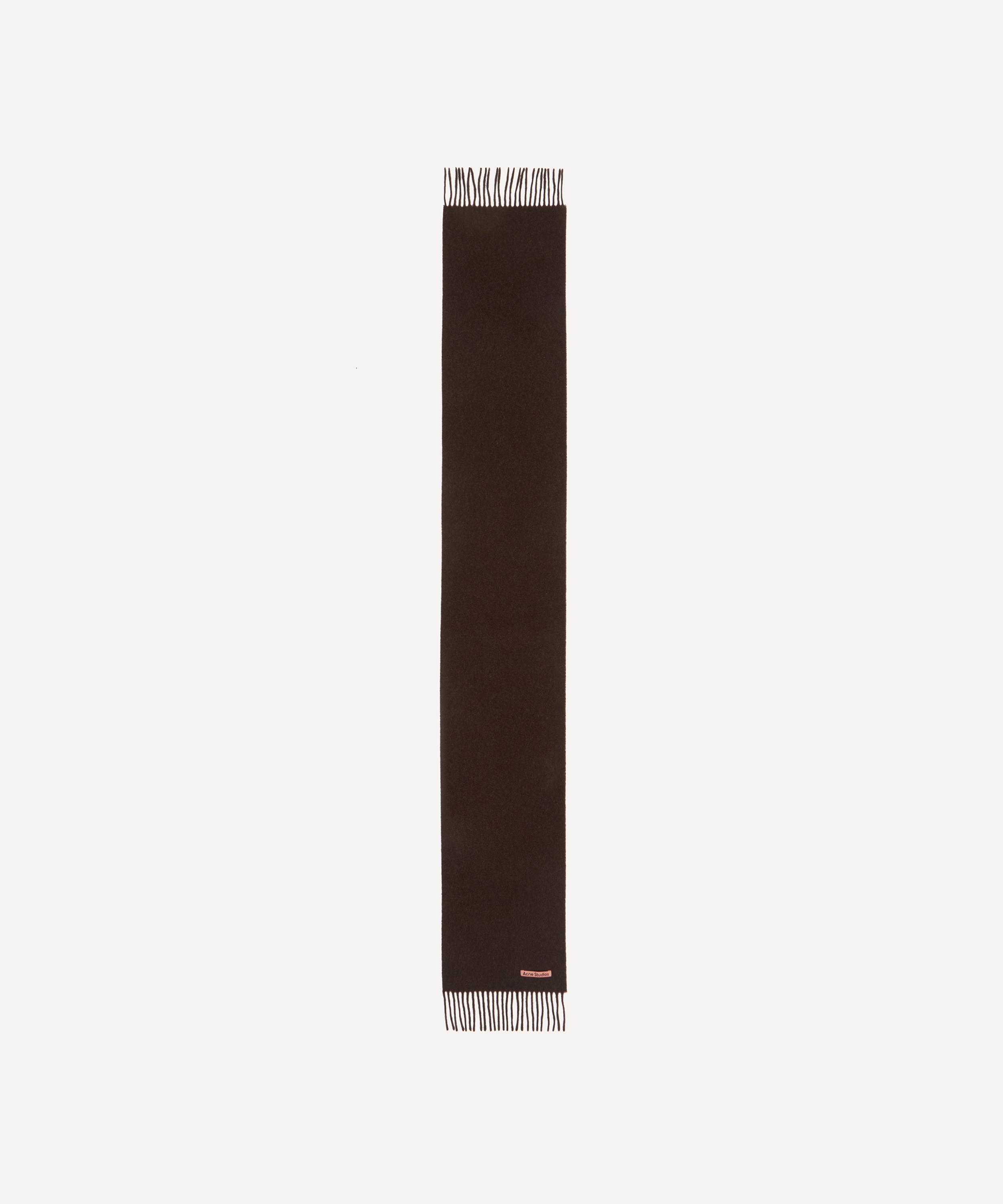 Acne Studios - Skinny Fringe Wool Scarf image number 1