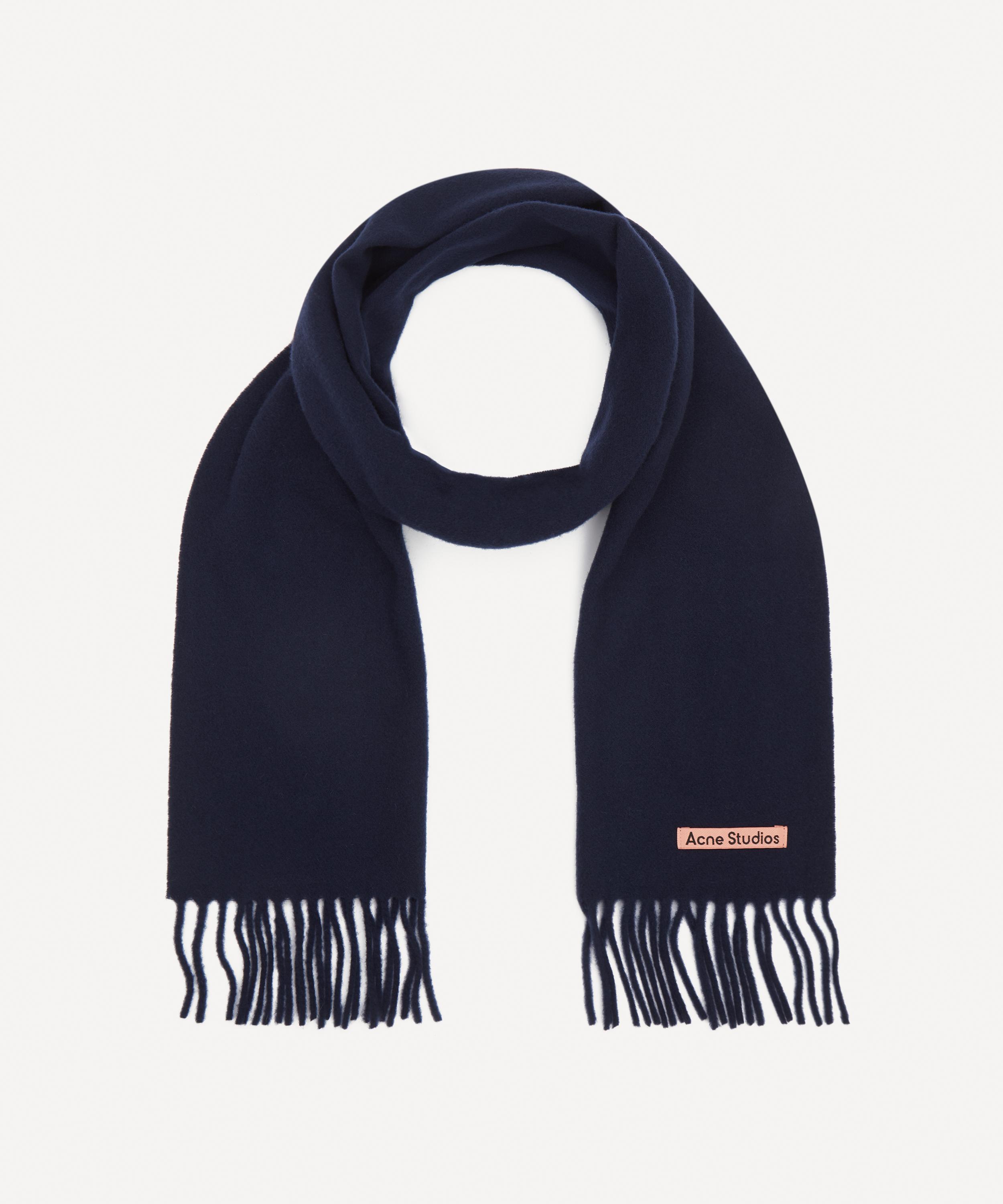 Acne Studios - Skinny Fringe Wool Scarf image number 1