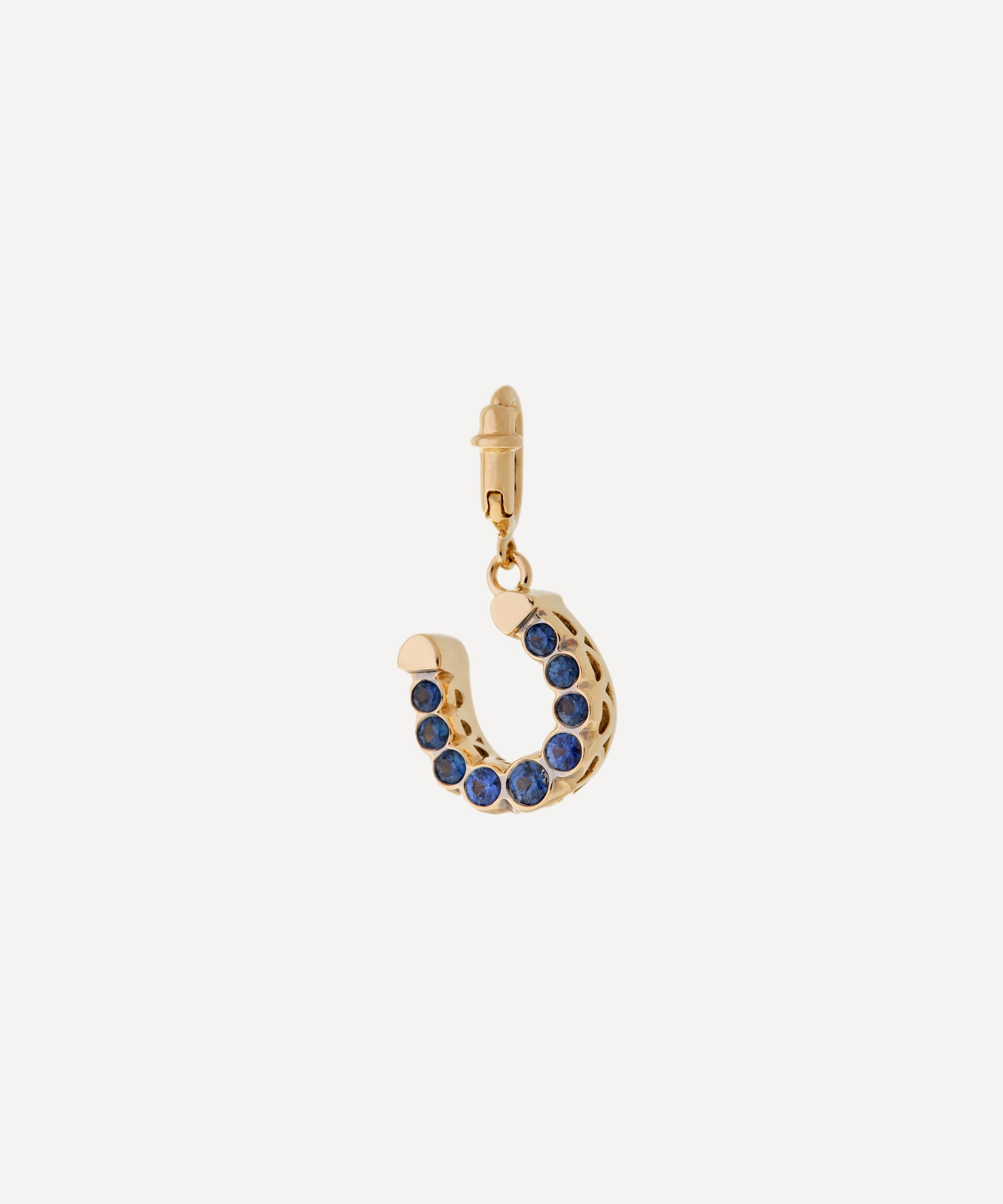 Selim Mouzannar - Gold Fortune Blue Sapphire Charm image number 0