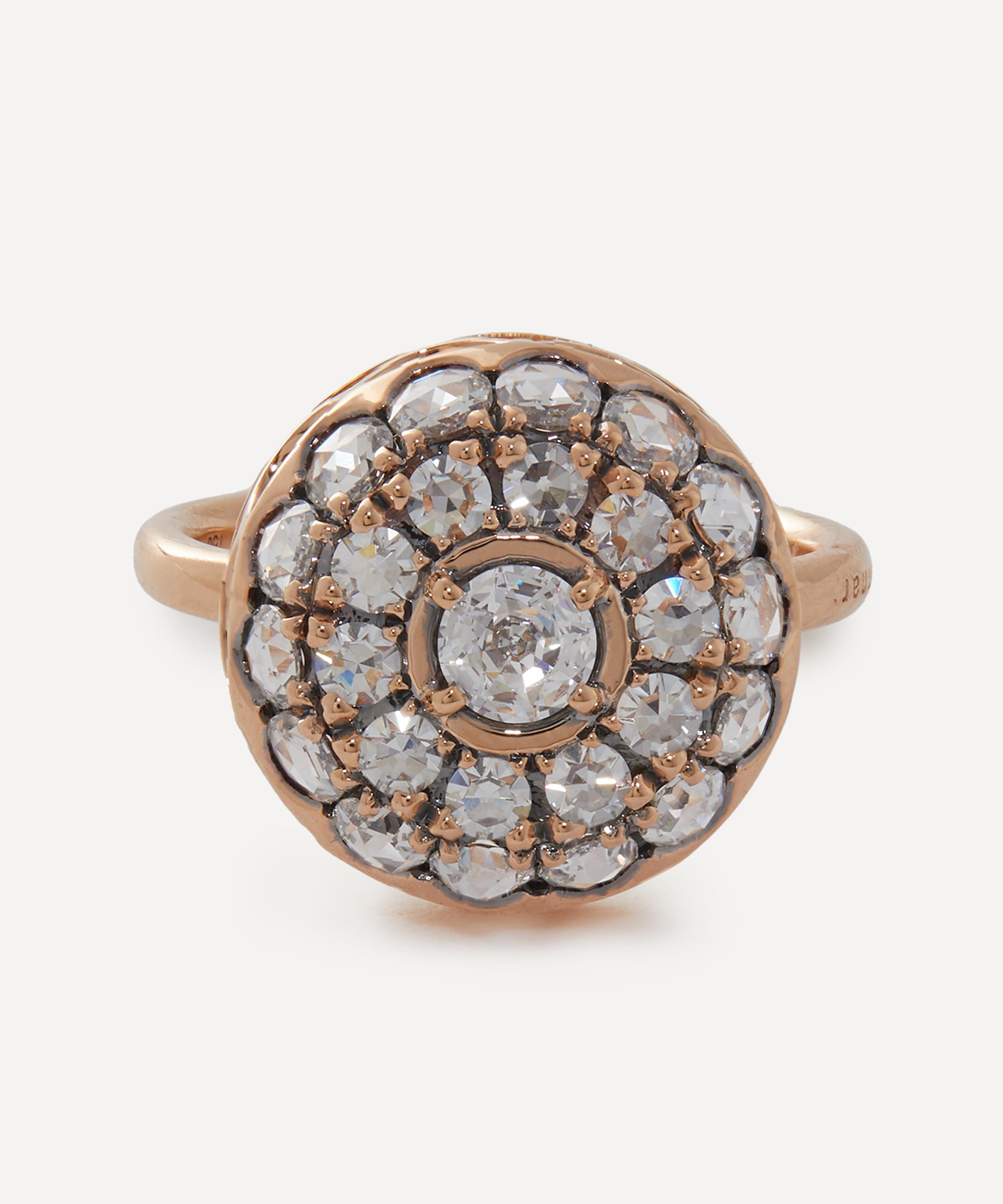 Selim Mouzannar - 18ct Rose Gold Beirut Diamond Ring image number 0