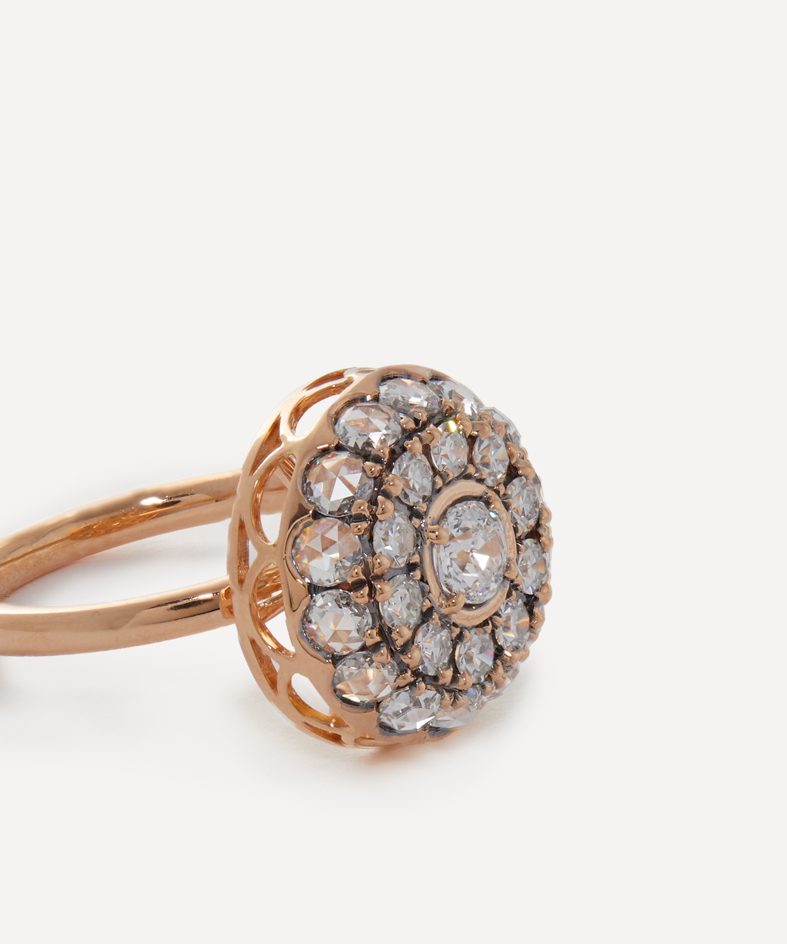 Selim Mouzannar - 18ct Rose Gold Beirut Diamond Ring image number 1