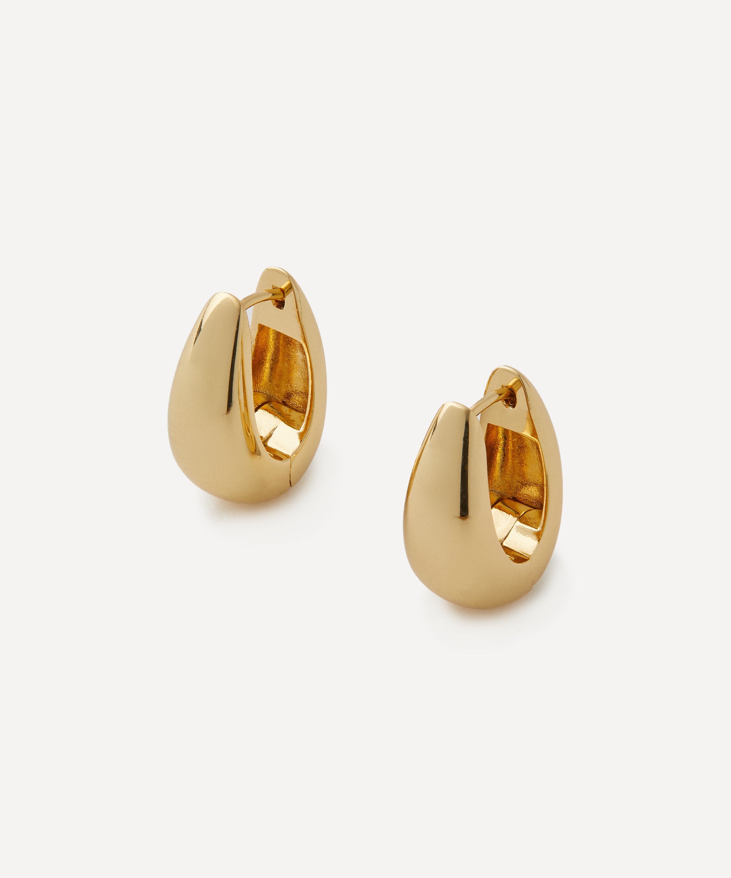 SHASHI - 14ct Gold-Plated Odyssey Hoop Earrings image number 0